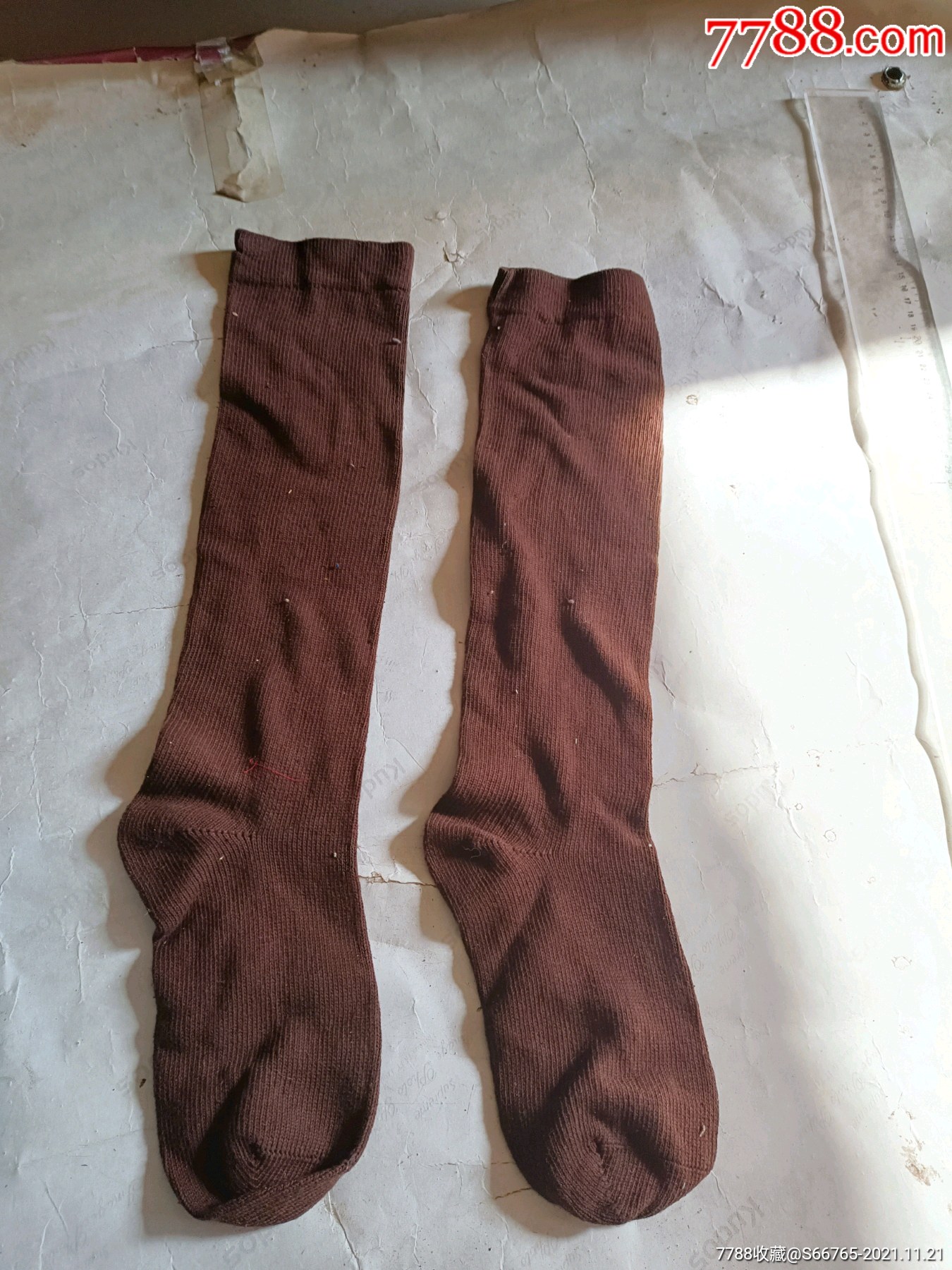 老式尼龙袜￥108品99怀旧老连裤丝袜￥108品99怀旧带标50年代地方