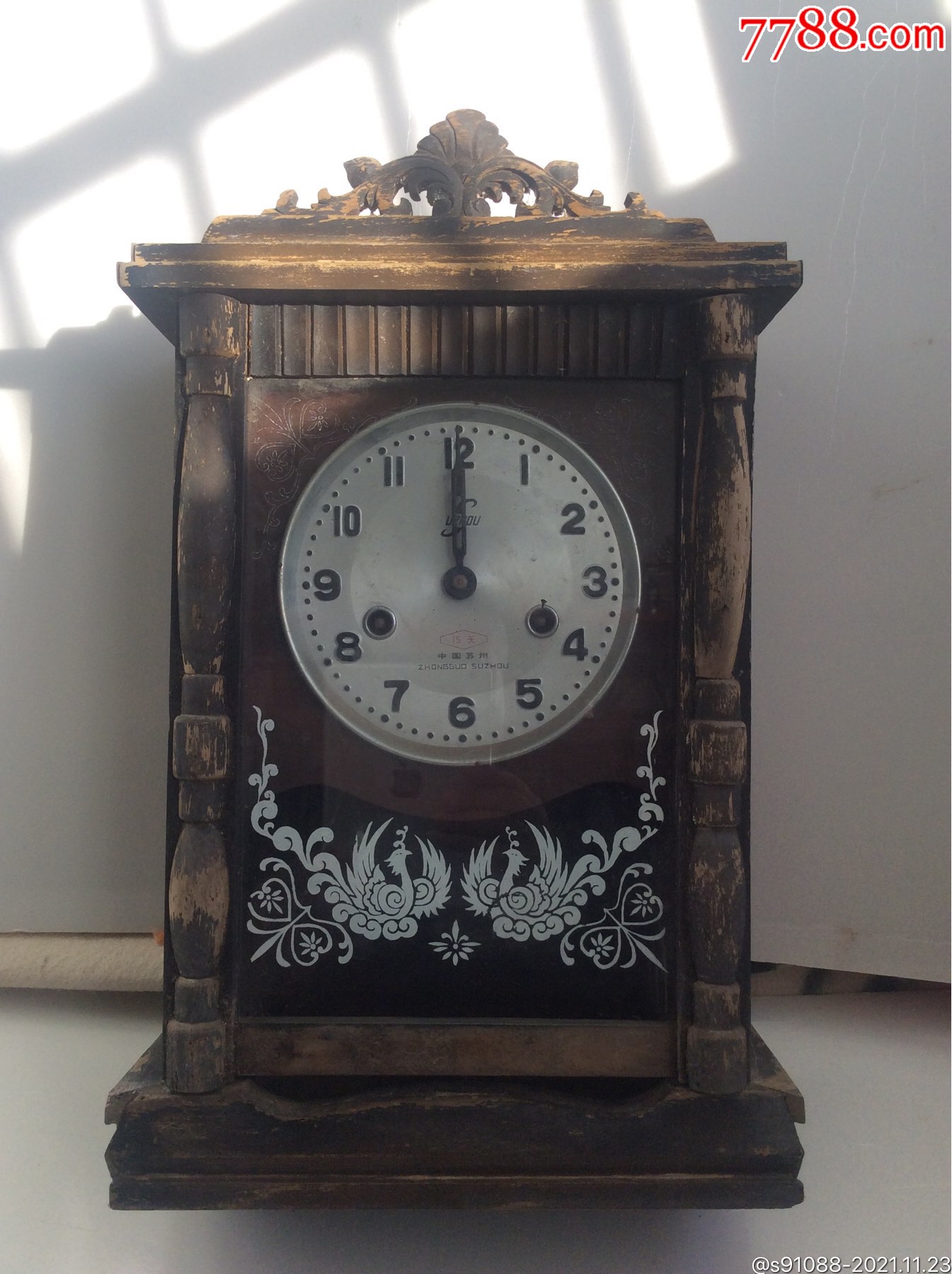 苏州老座钟_价格288元【酒瓶收藏店】_第1张