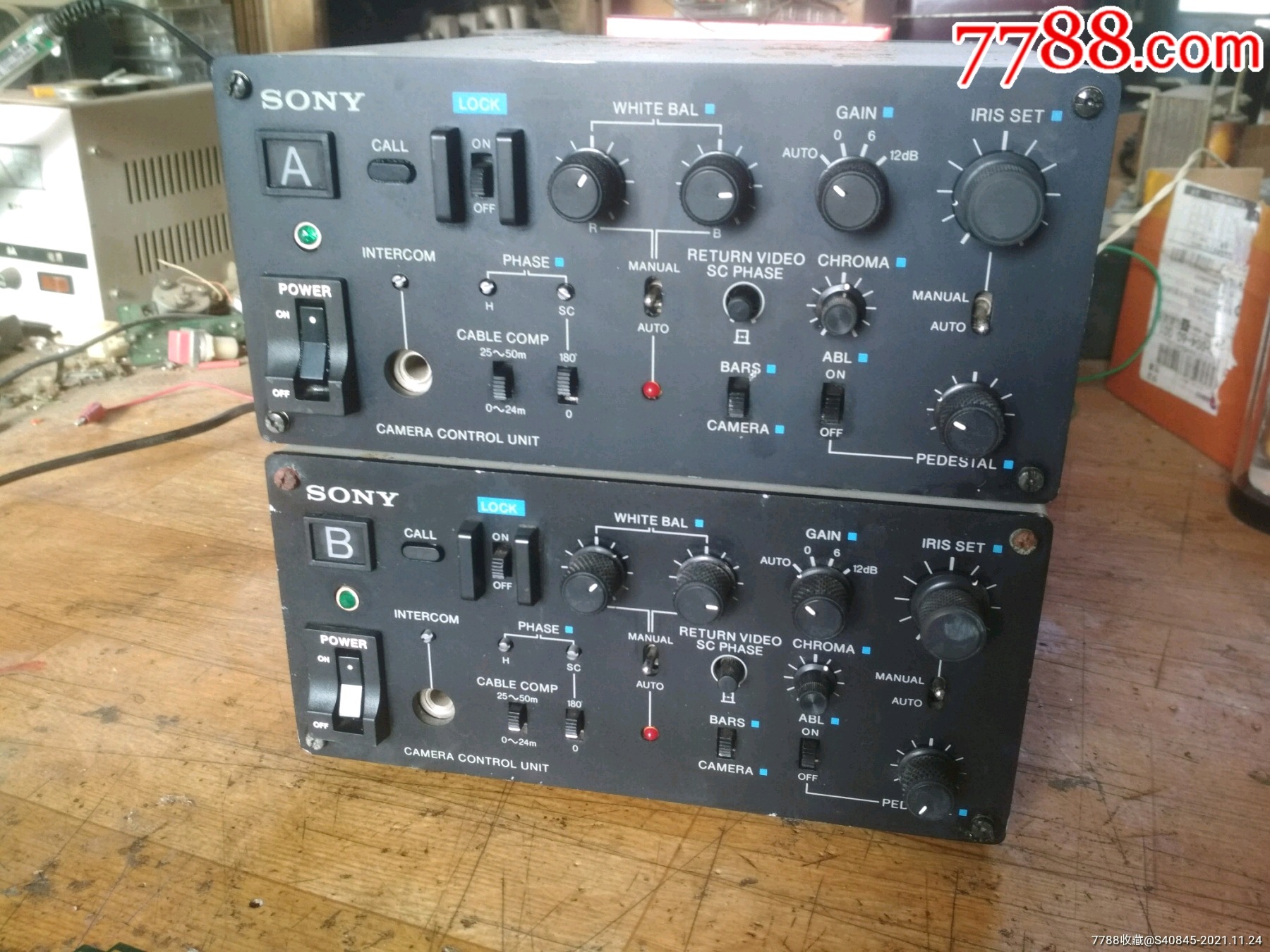 索尼ccu-1800p,a-b,2台