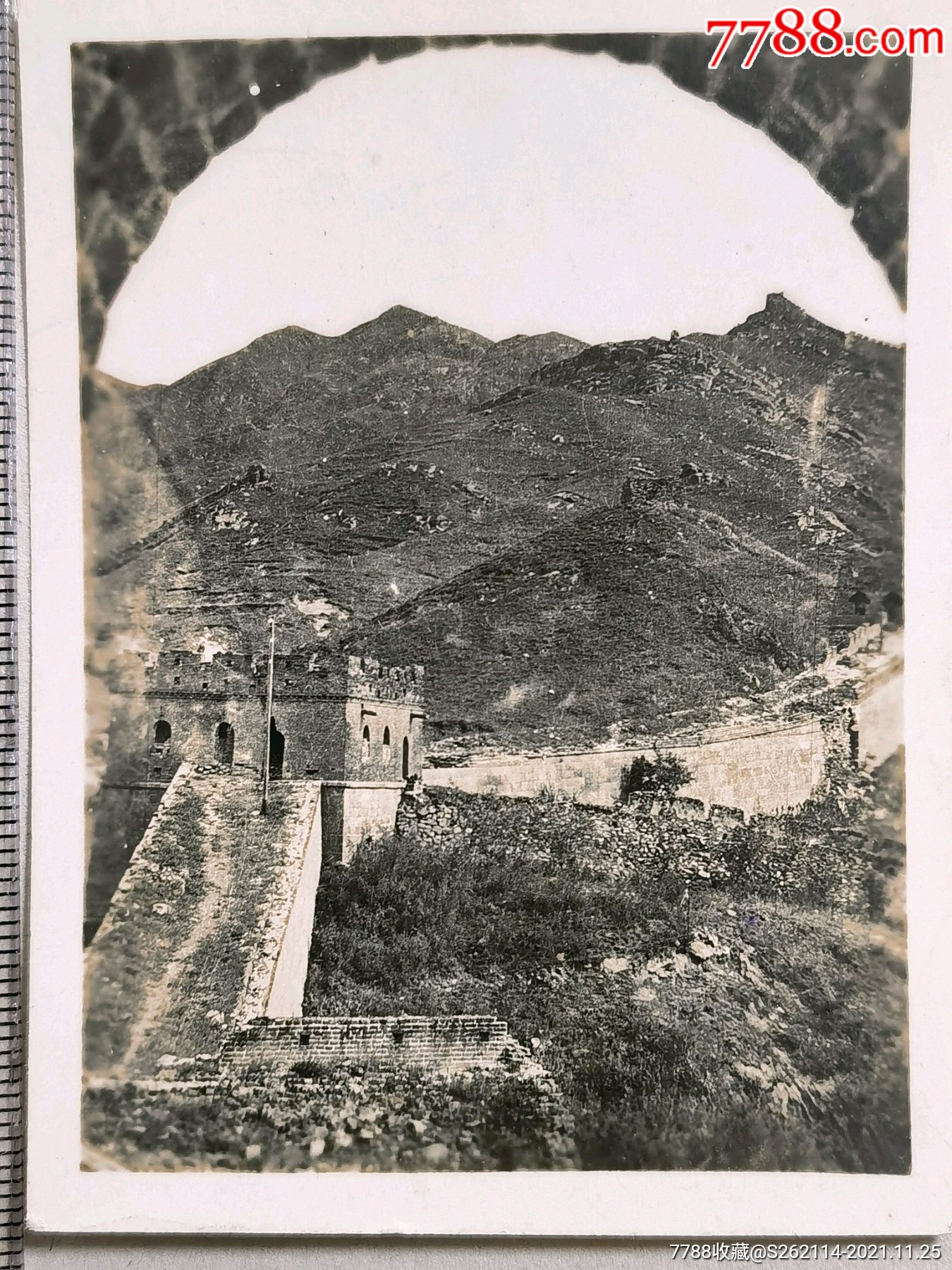 民国北京八达岭长城长城照片中的经典门洞取景拍摄烽火台照片清晰完好