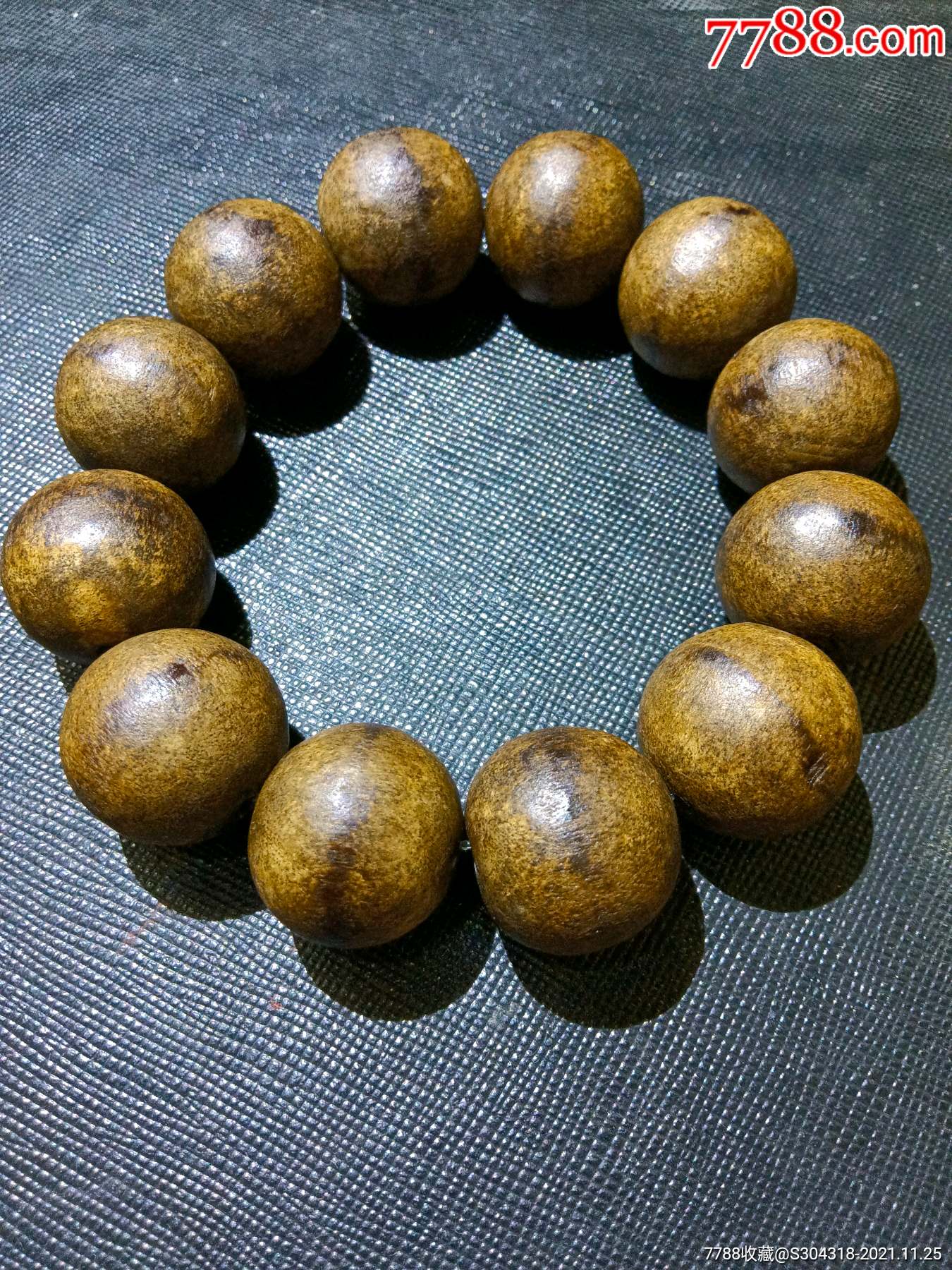 纯正老沉香珠子