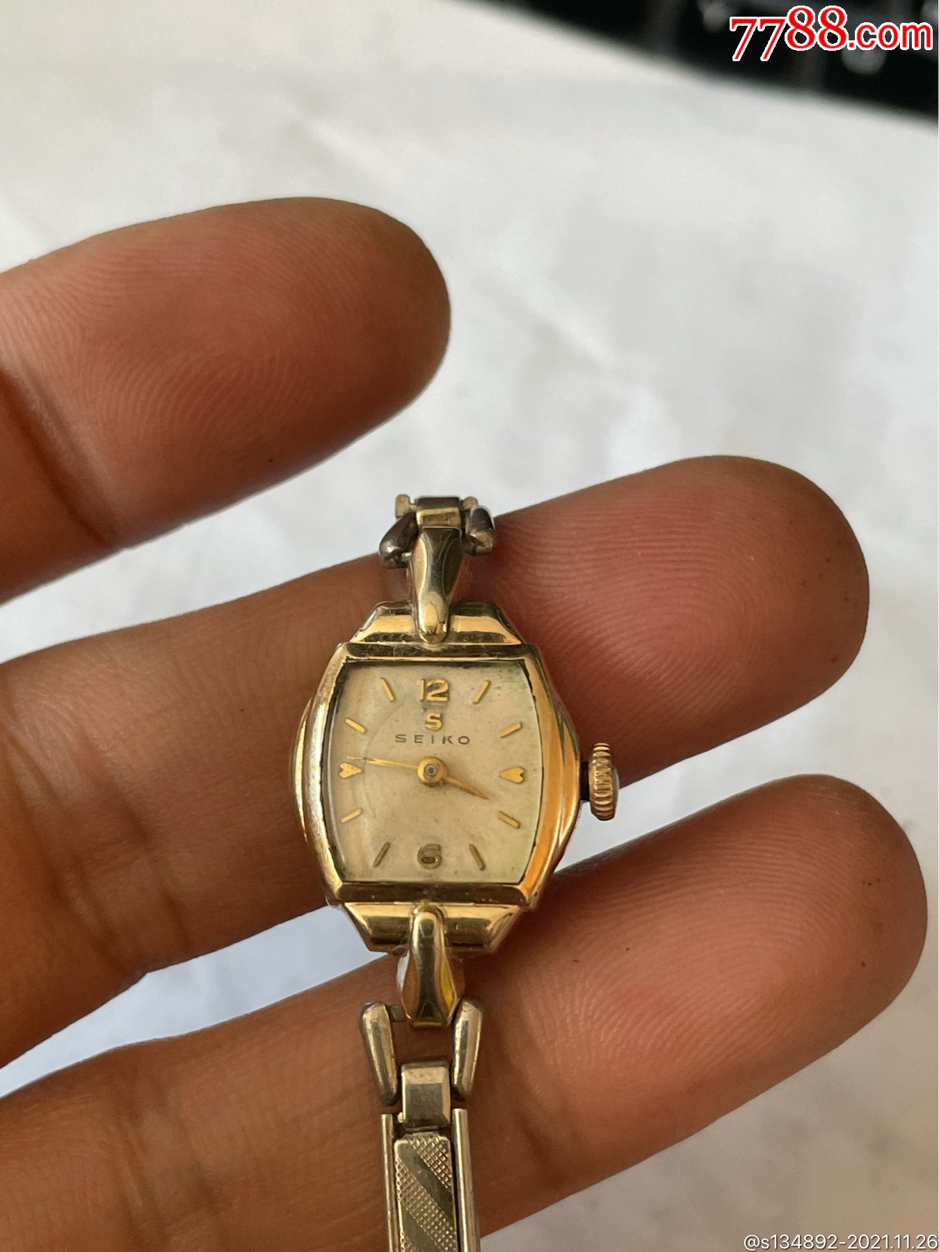 日产精工14k包金女机械表_手表/腕表_非凡表业【7788收藏__收藏热线】