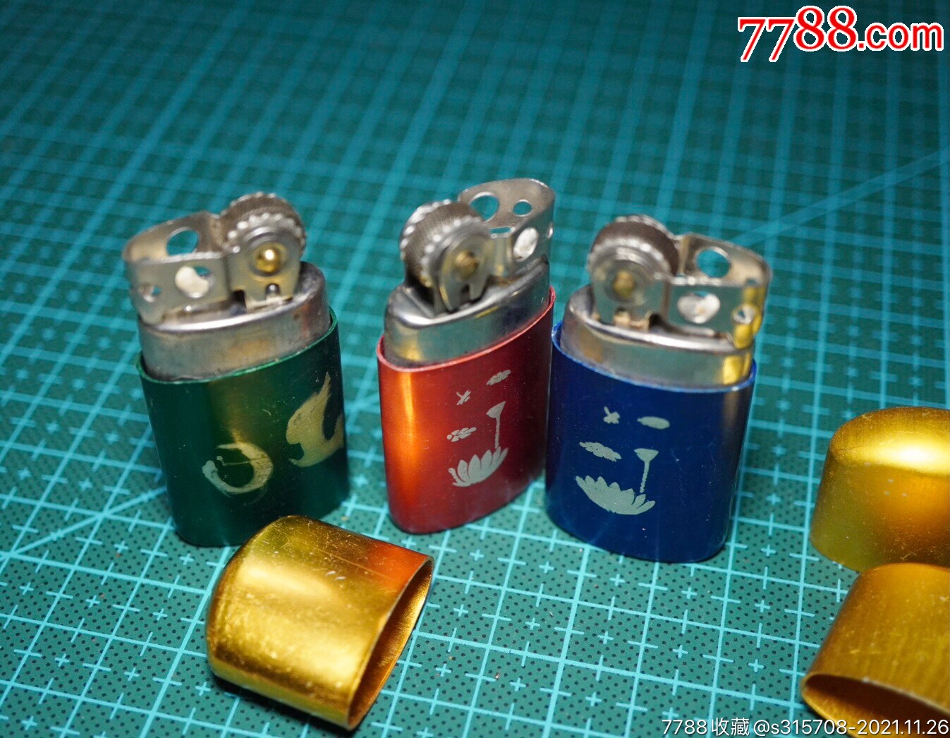 方圆牌汽油打火机三只