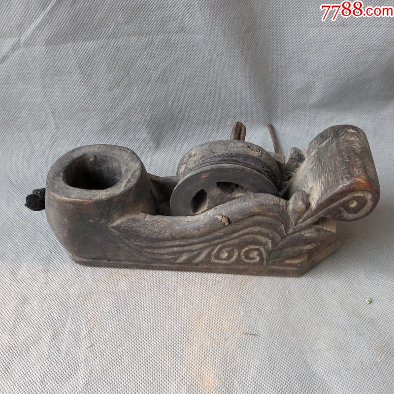 清代老墨斗异形墨斗老墨斗船形墨斗老木工工具