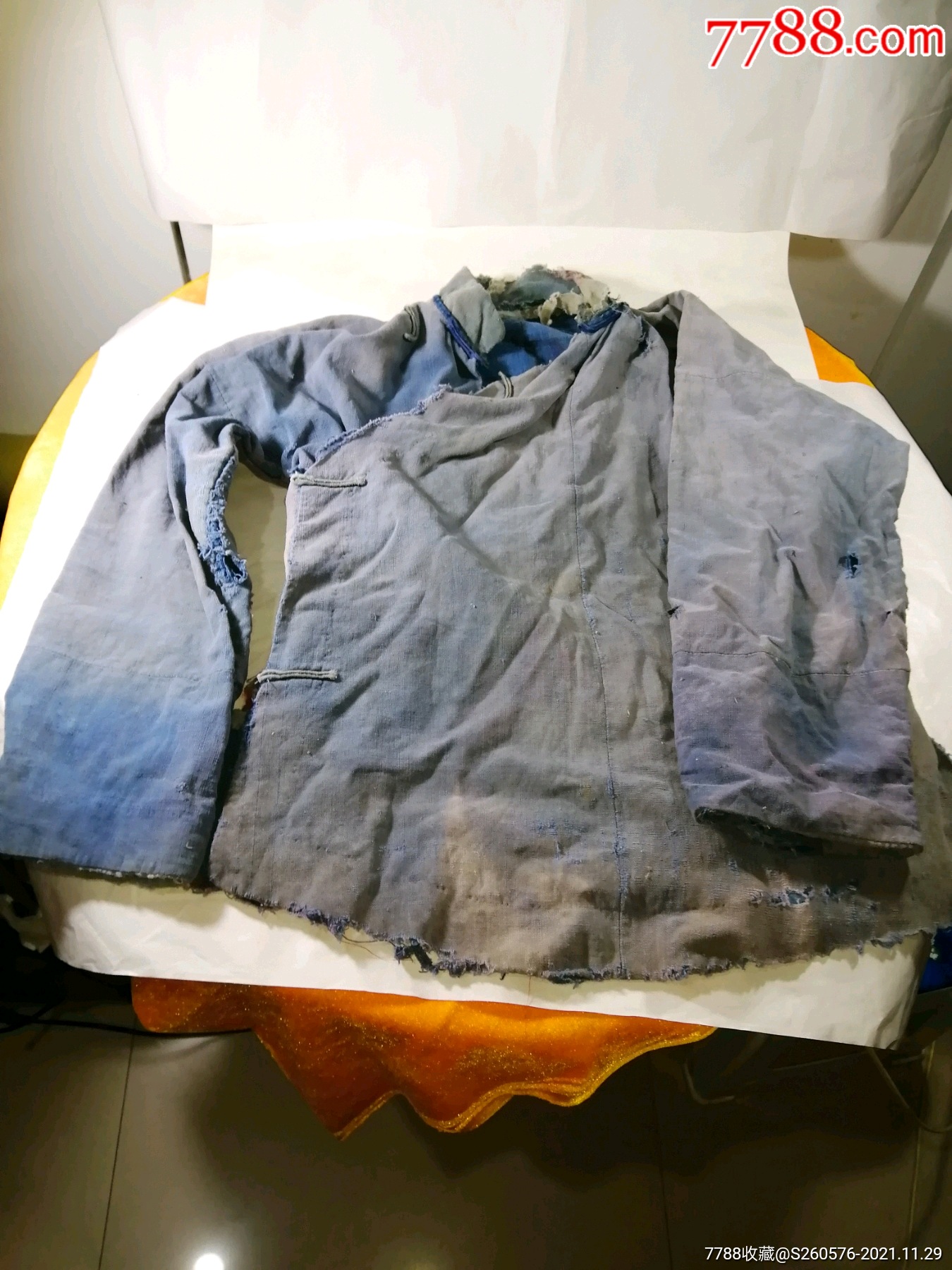 抗日战争时期老百姓穿过的粗布衣服