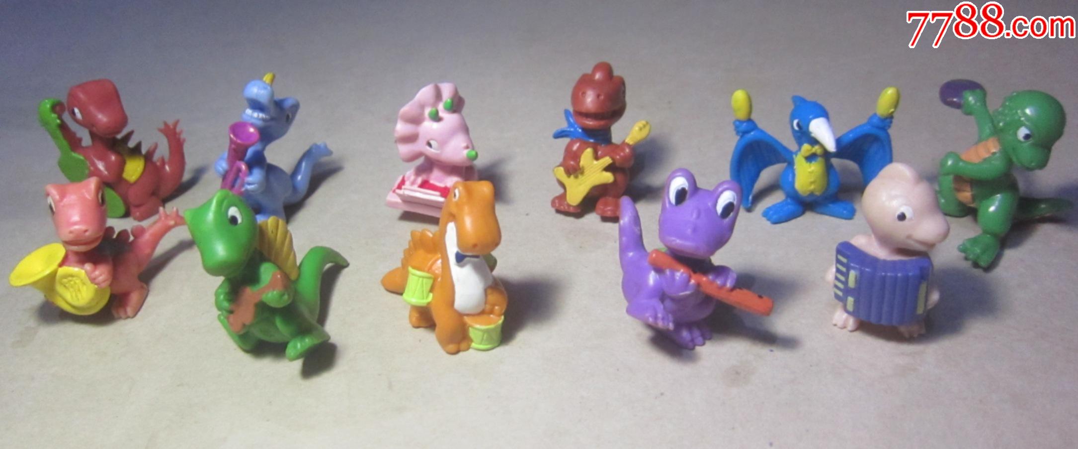 彩笛卷恐龙食玩不重样一堆