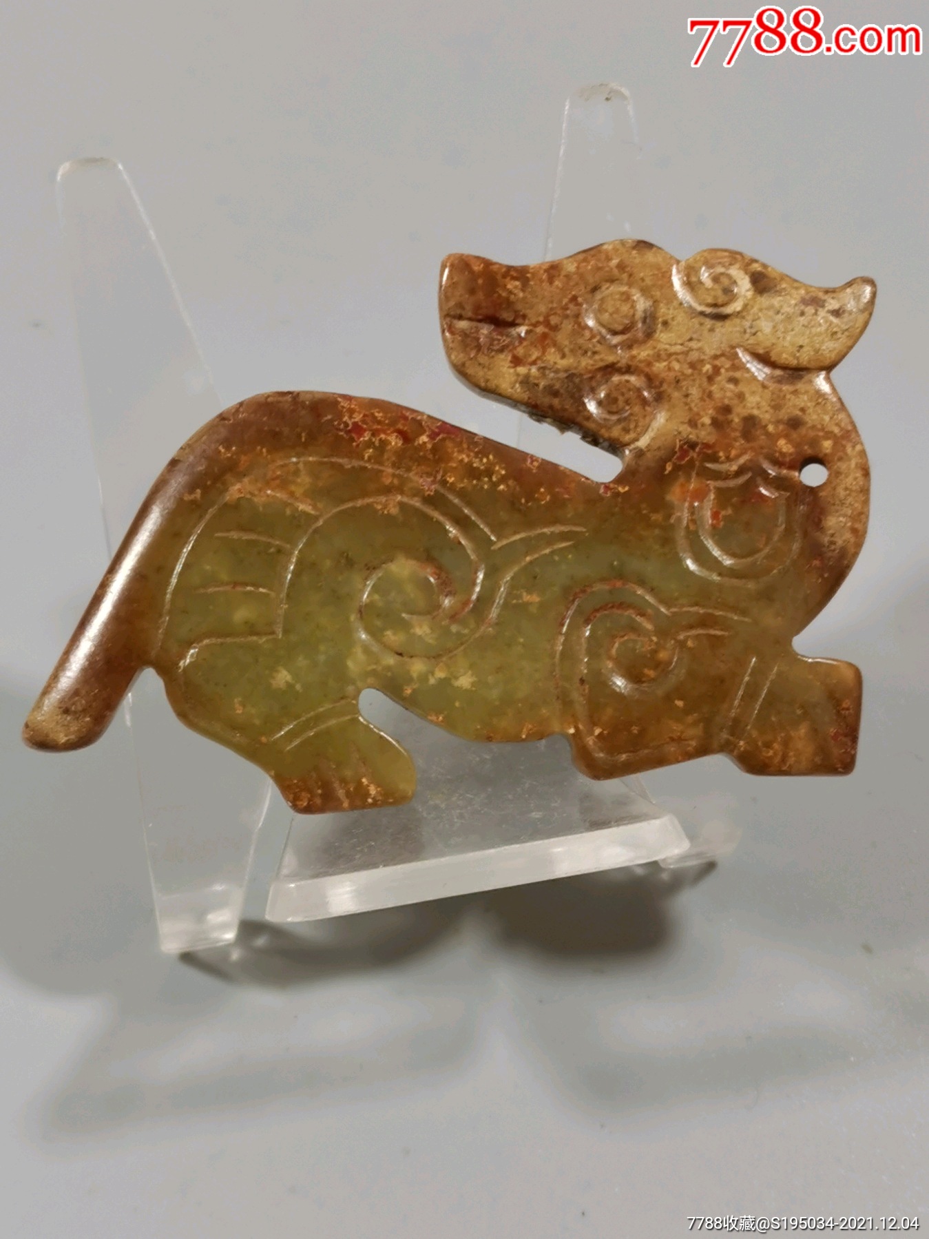 缩小更多"和田玉"商品>>>>￥289品99红山开口决￥989品99战汉玉虎