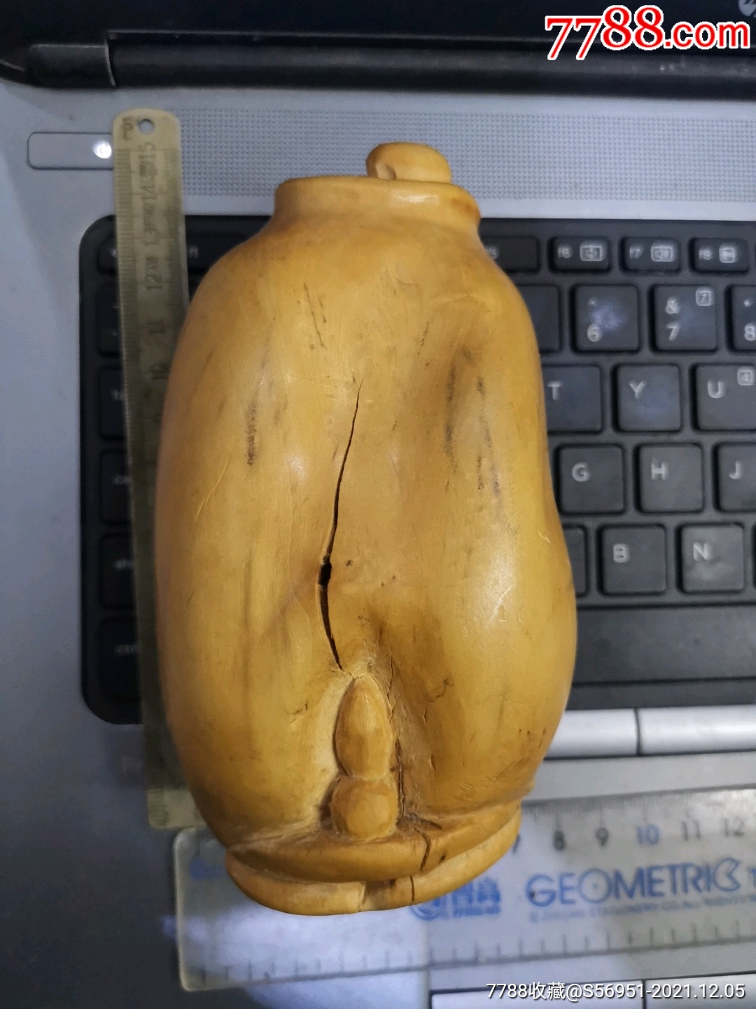 黄杨木摆件莲藕