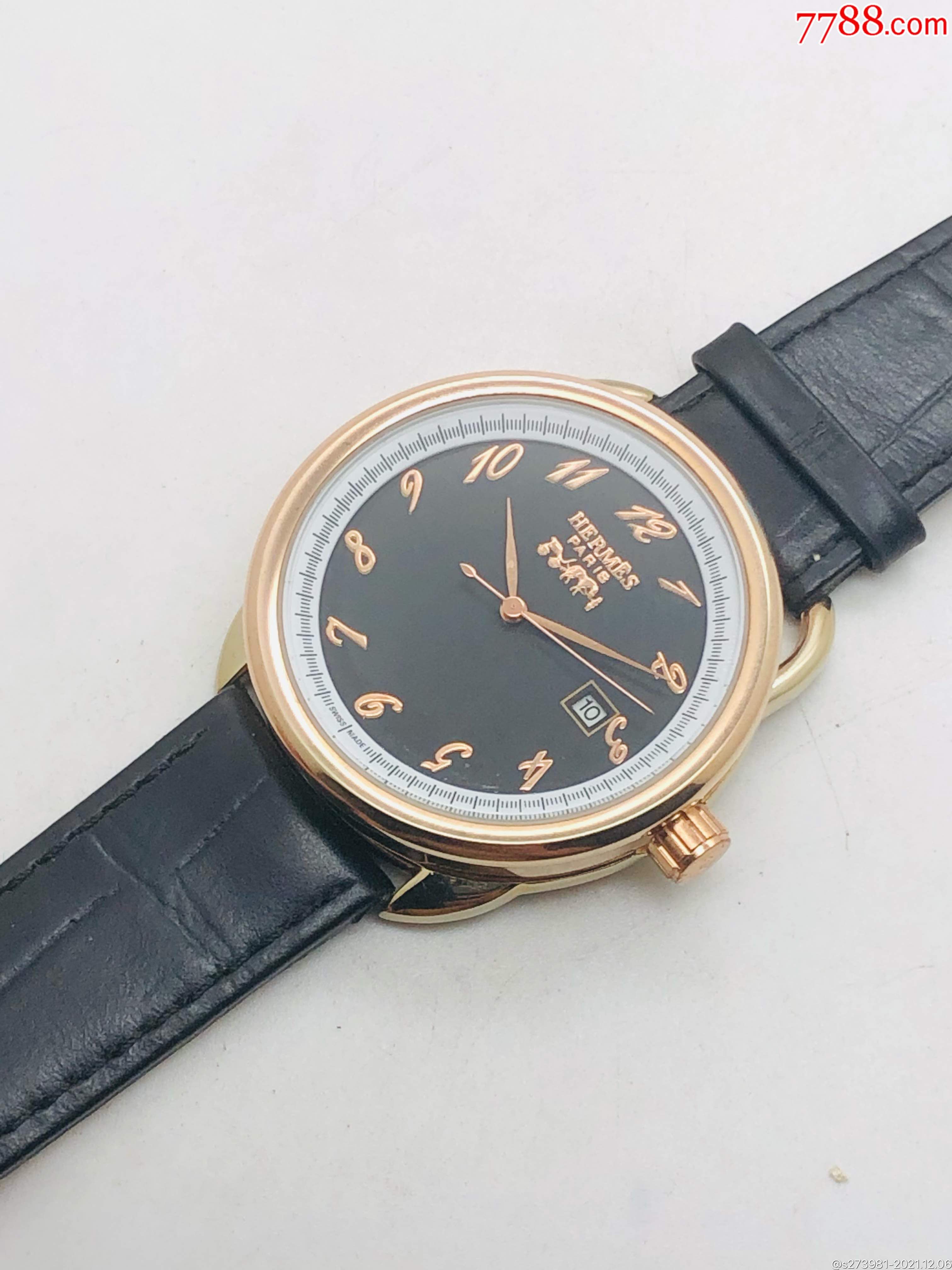 爱马仕自动机械男表_手表/腕表_大众二手表店【7788收藏__收藏热线】