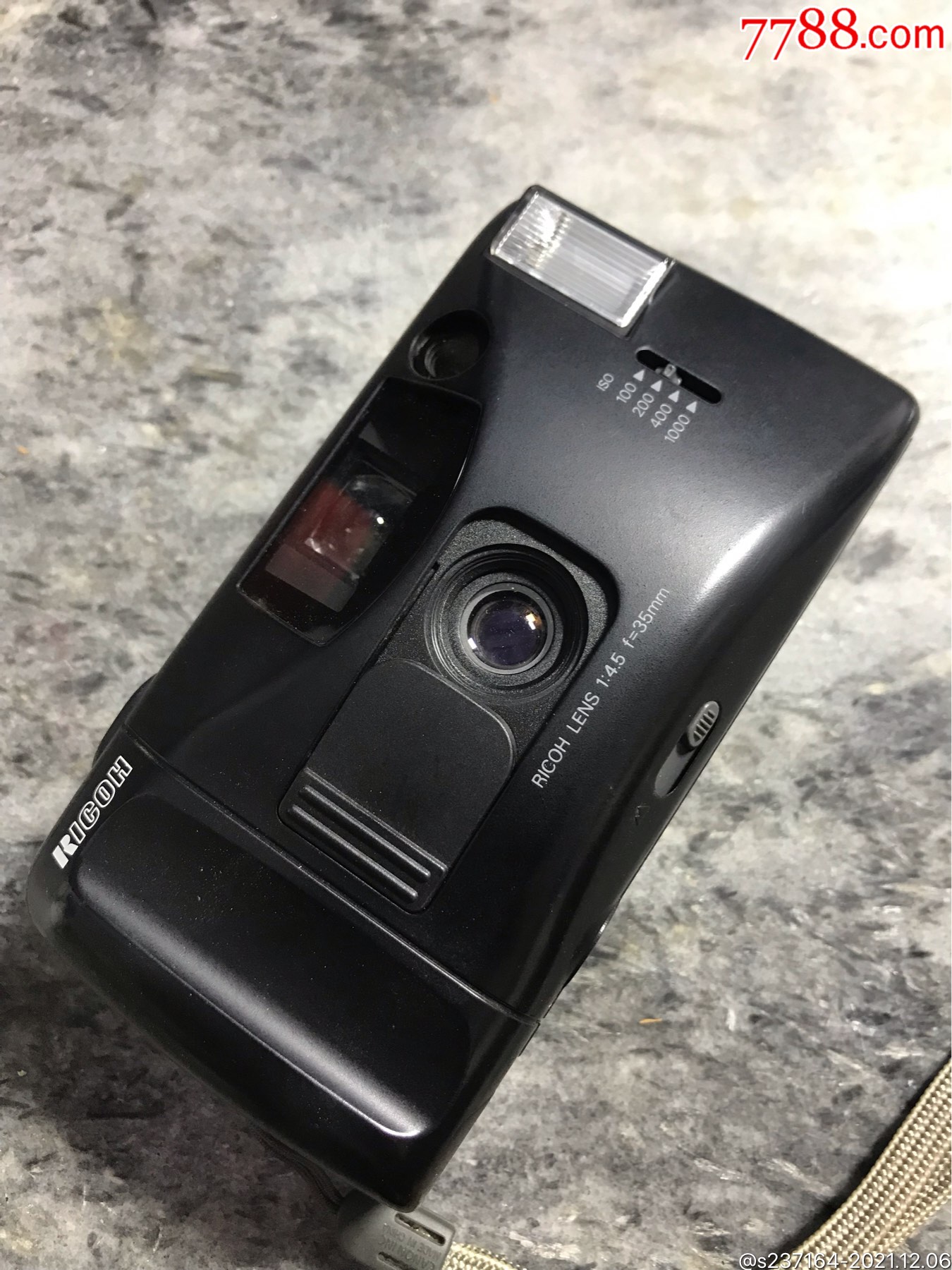 品相好ricoh理光照相机品相好放电池可以闪光
