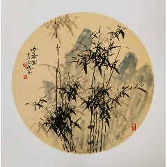  strong>卡纸竹子 /strong>_花鸟国画原作