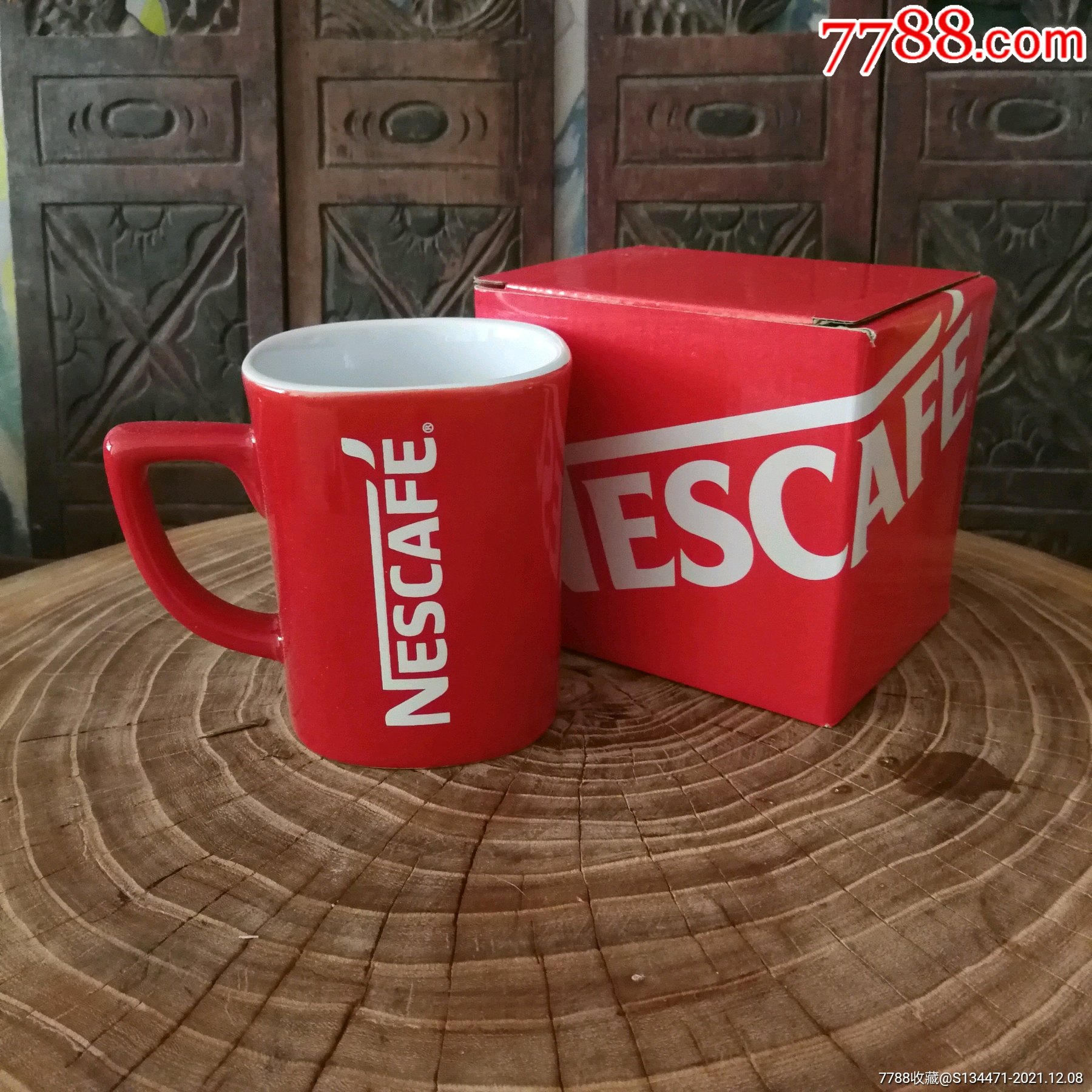 雀巢咖啡杯经典红杯