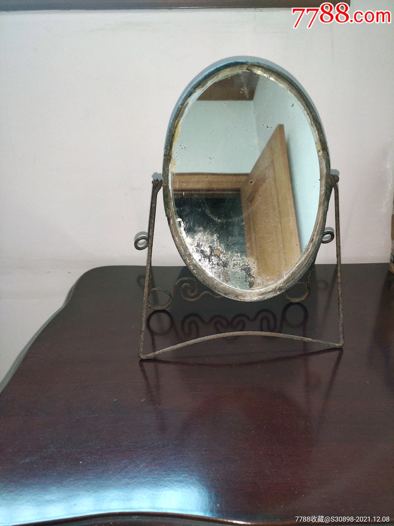 民国包铁皮镜子