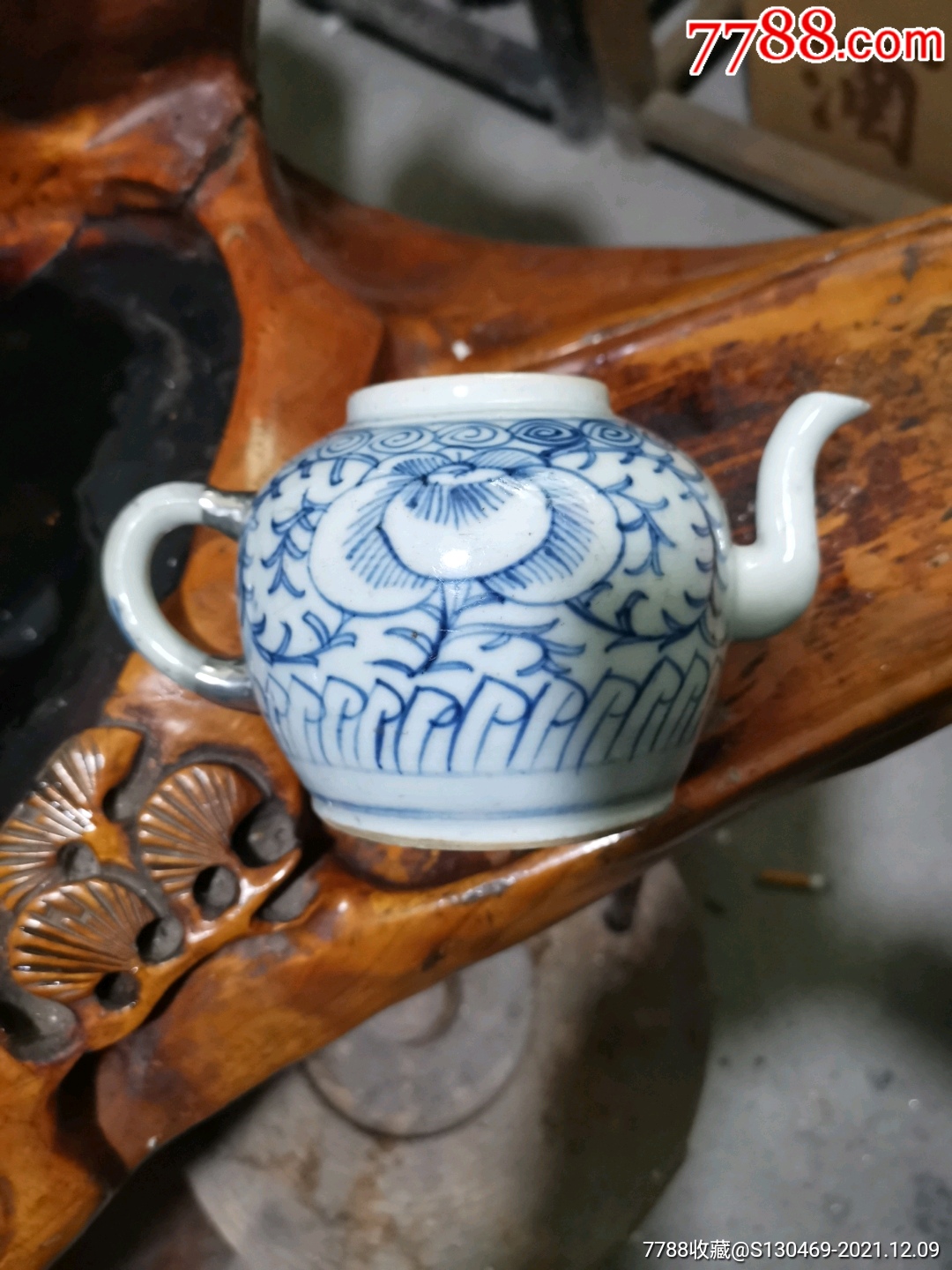 清代青花壶_青花瓷_第1张_7788玉器收藏