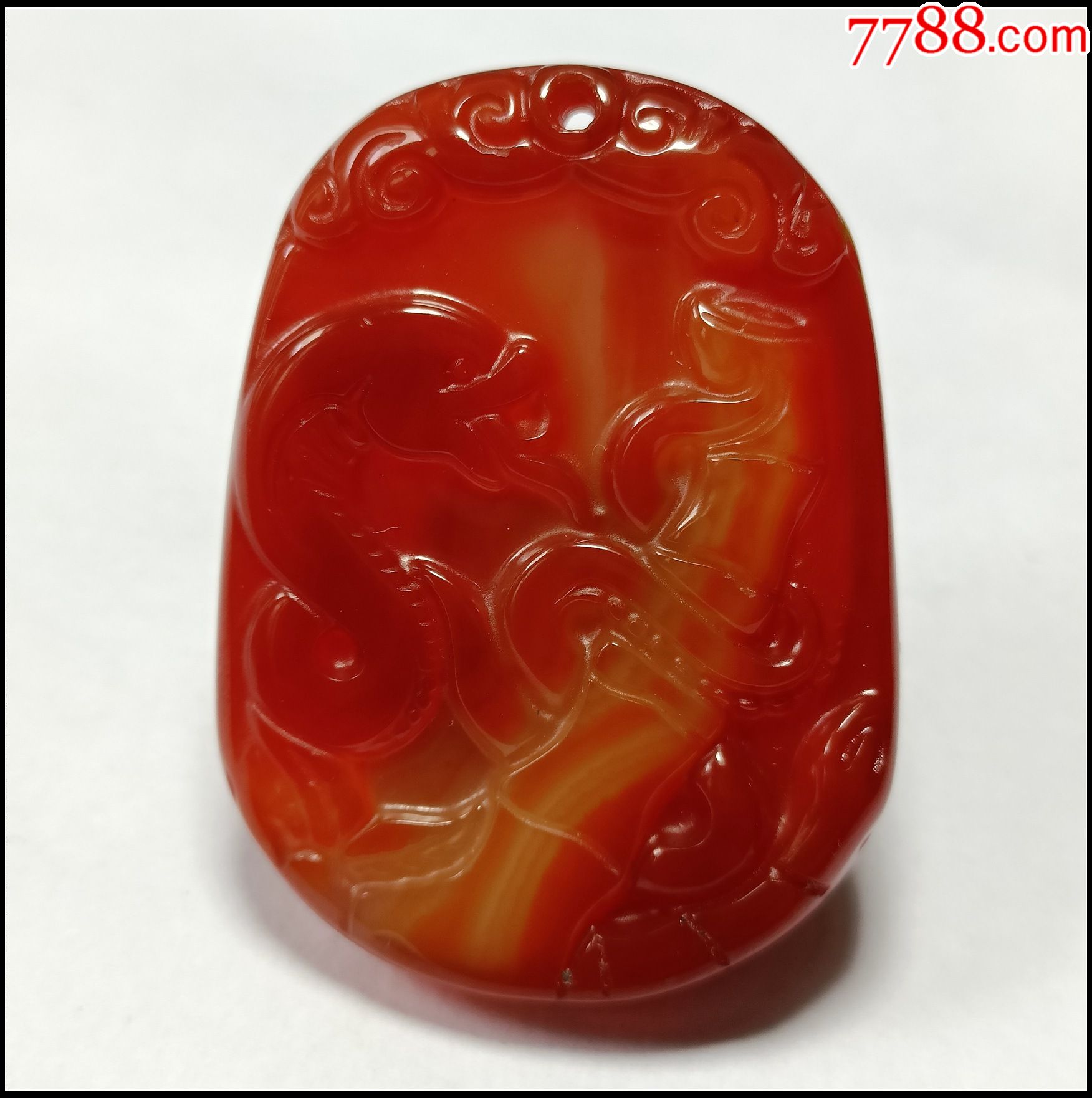 俏色玛瑙灵蛇吊坠-价格:68元-au28620994-玛瑙 -加价-7788收藏__收藏