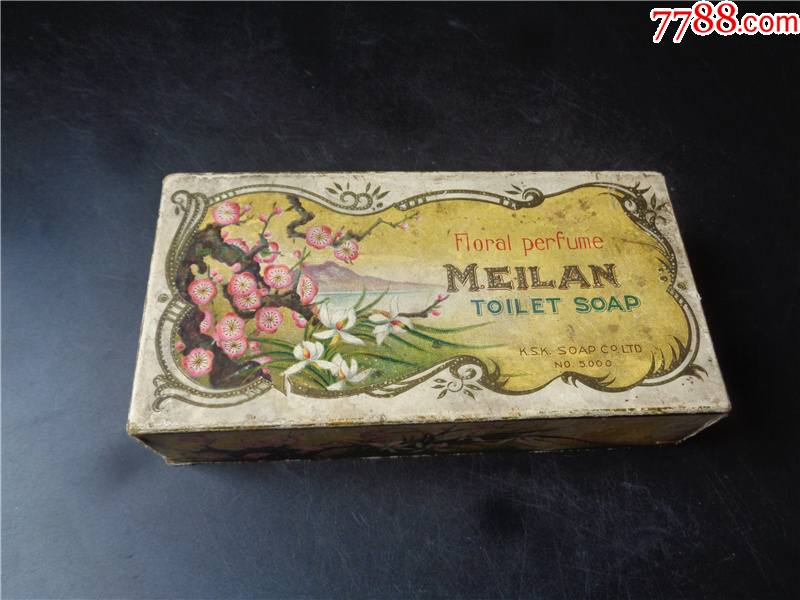 民国时期梅兰商标香皂包装盒