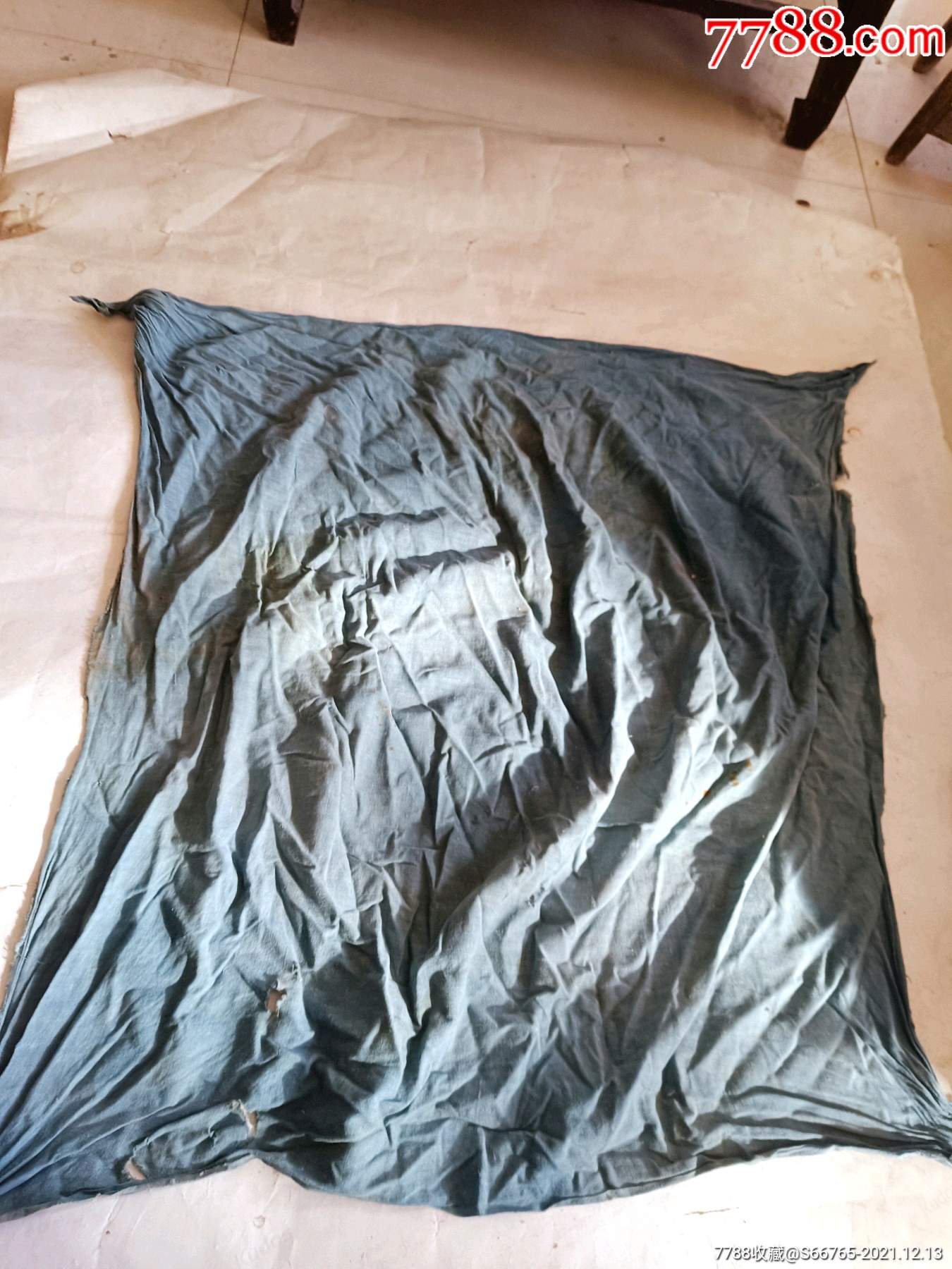 怀旧民国时期落色平纹布包裹皮