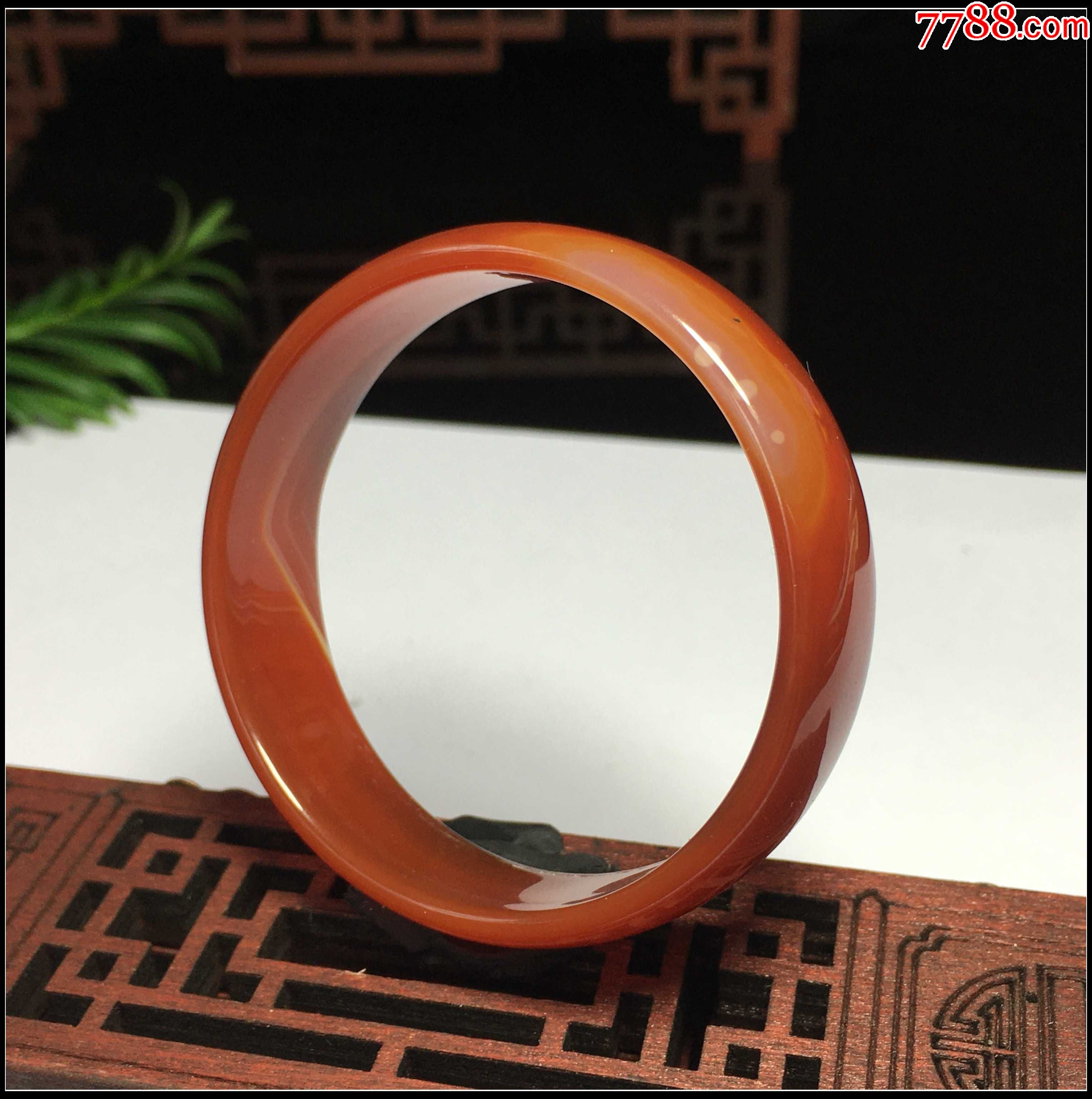 巴西红玛瑙玉手镯儿童镯玉镯