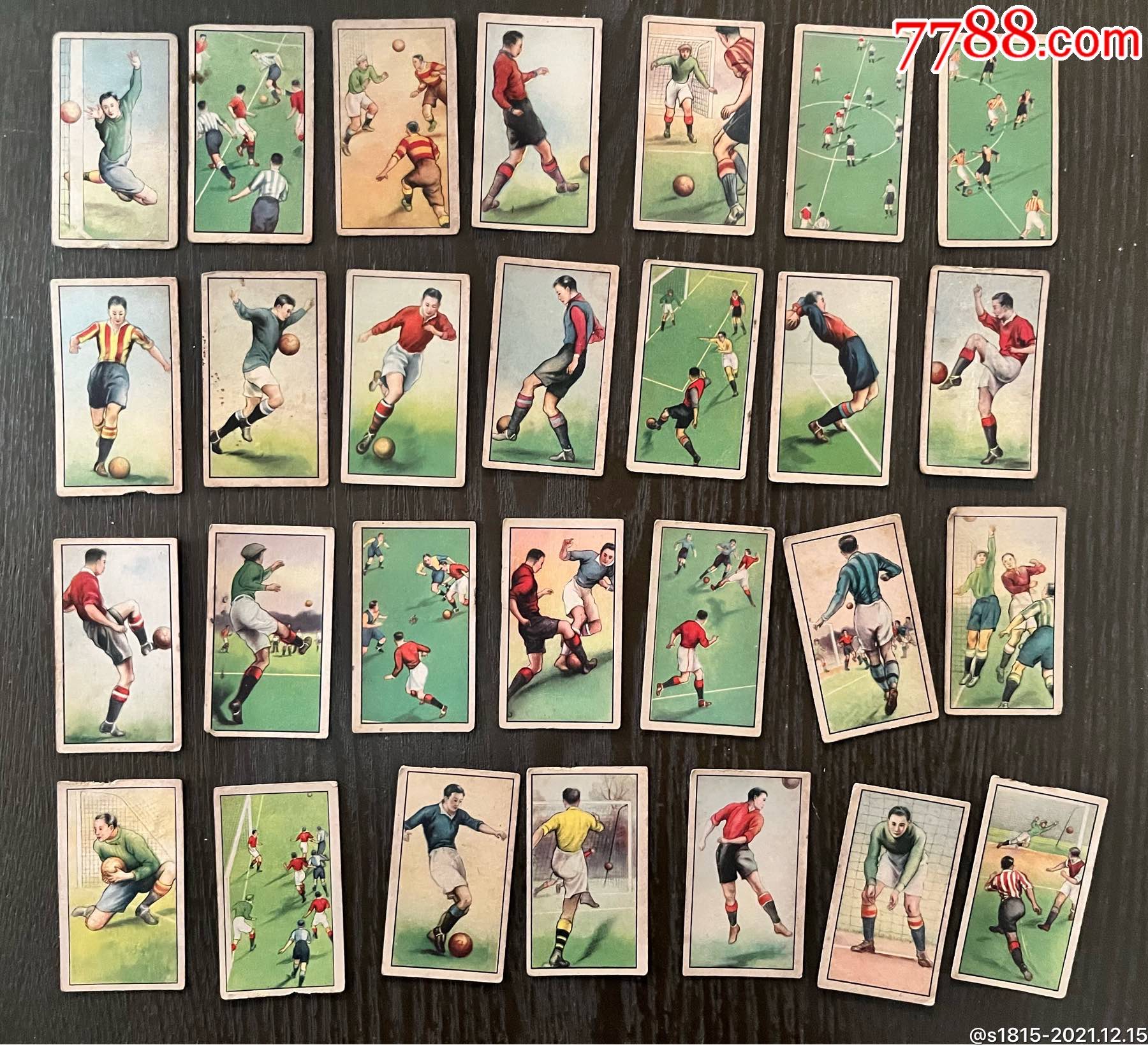 足球民国卡片43枚