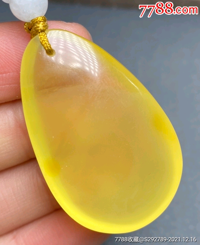 放漏惠拍天然蜜蜡俄料鸡油黄金绞蜜水滴吊坠实物更漂亮品质如图