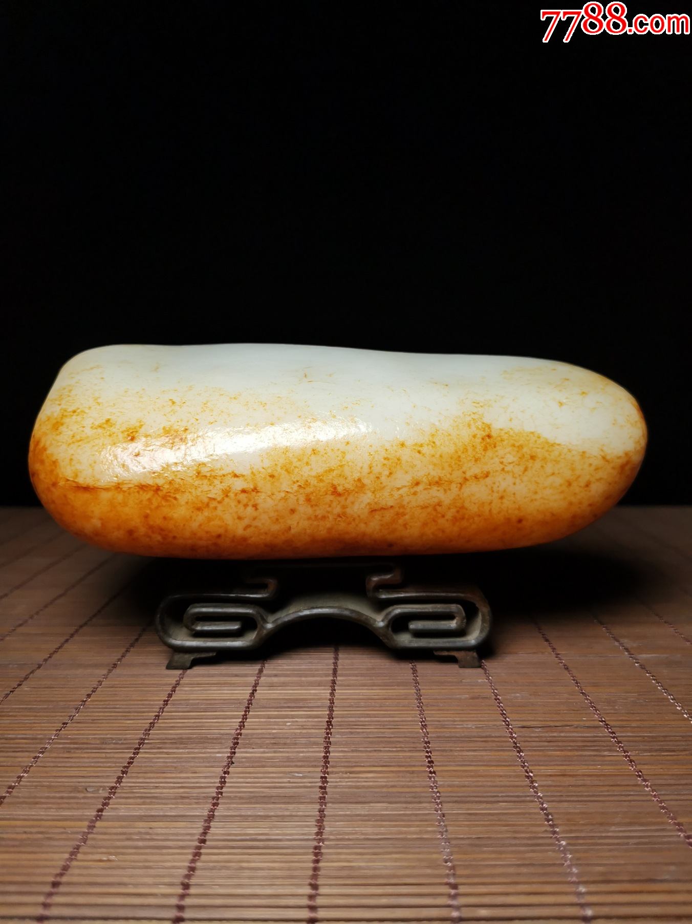 一级好和田玉籽料白玉原石油性十足满肉个头方正