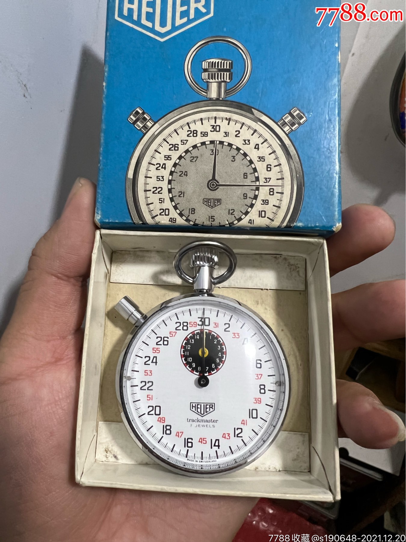 美品豪雅手动机械秒表