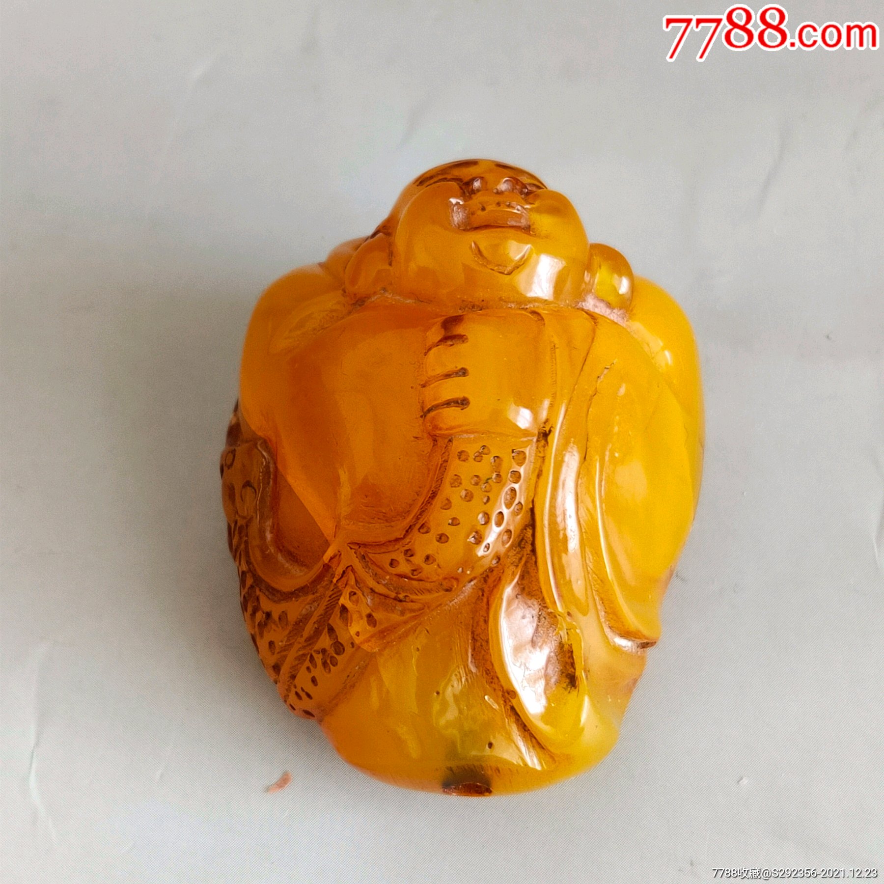密蜡笑佛挂坠-价格:168元-au28750512-蜜蜡 -加价-7788收藏__收藏热线