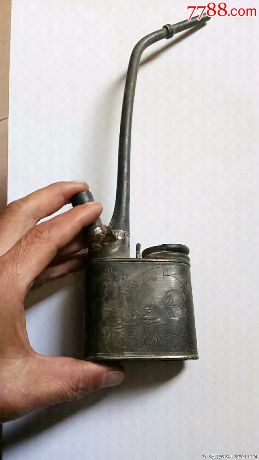 非常漂亮的清末"義兴祥"款水烟袋_价格600元【曹丞相府】_第1张