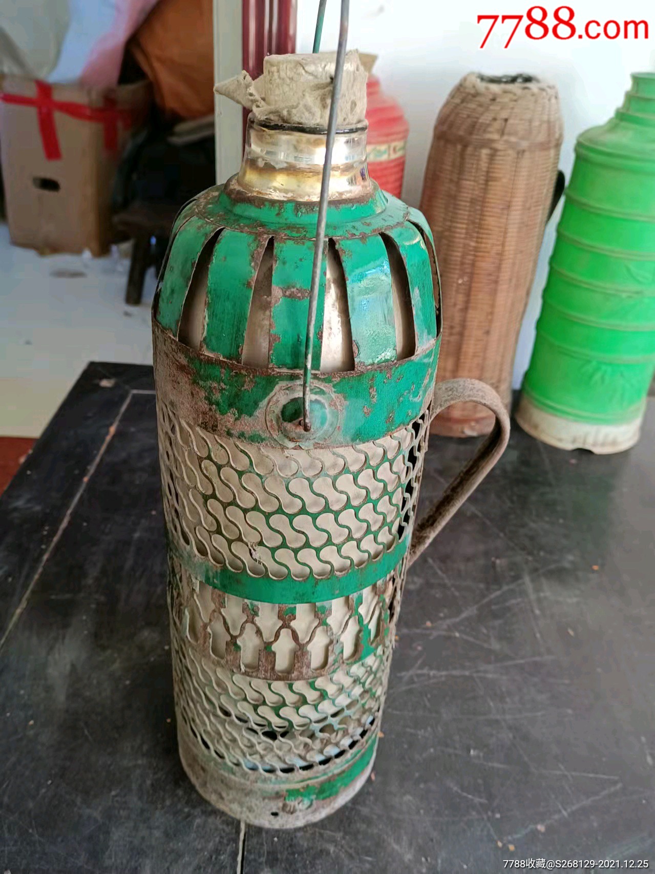 怀旧60年代老铁手提暖壶-水壶/壶类-7788商城__七七八八商品交易平台