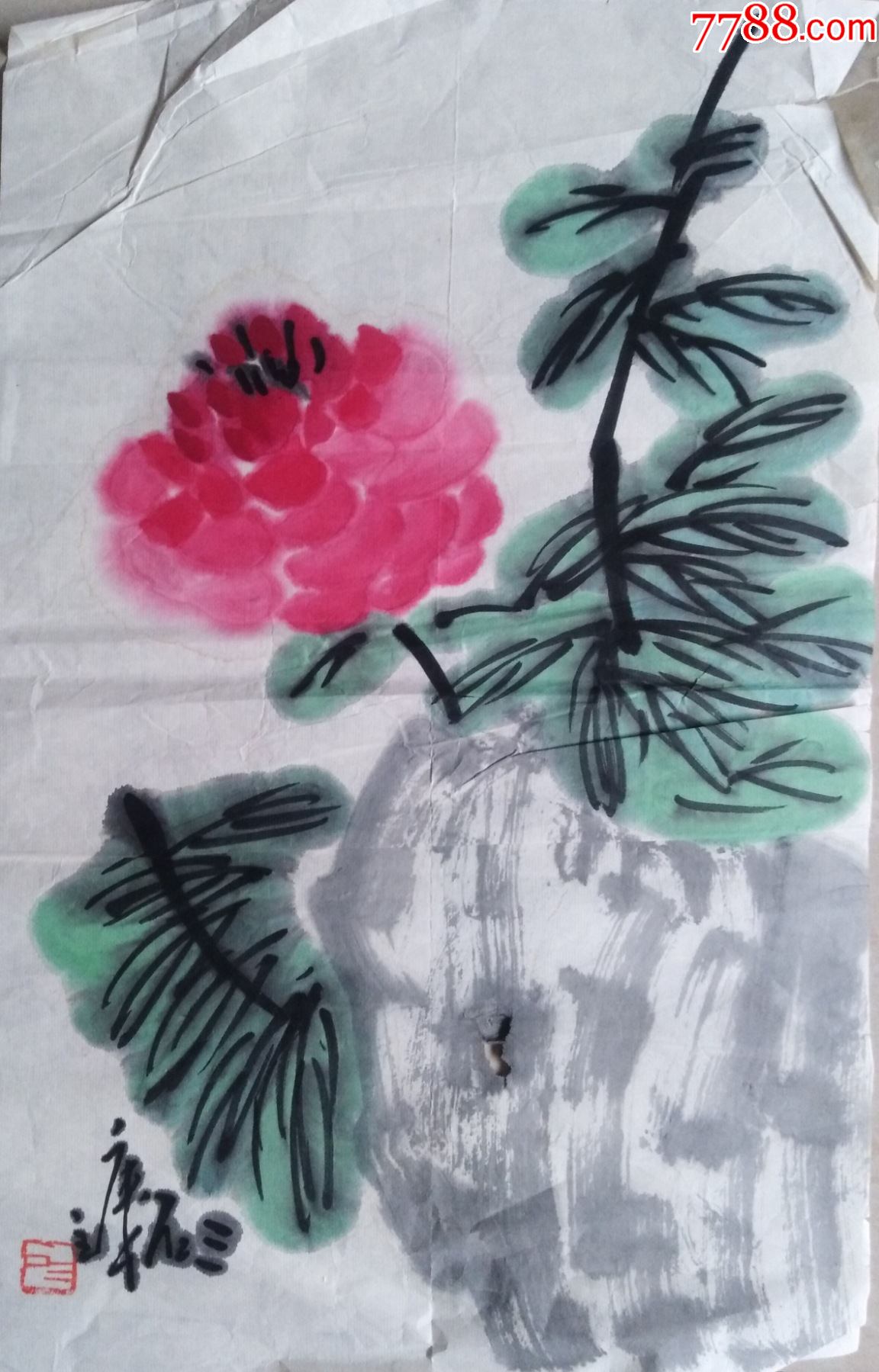 曾宓52x34花鸟小品6