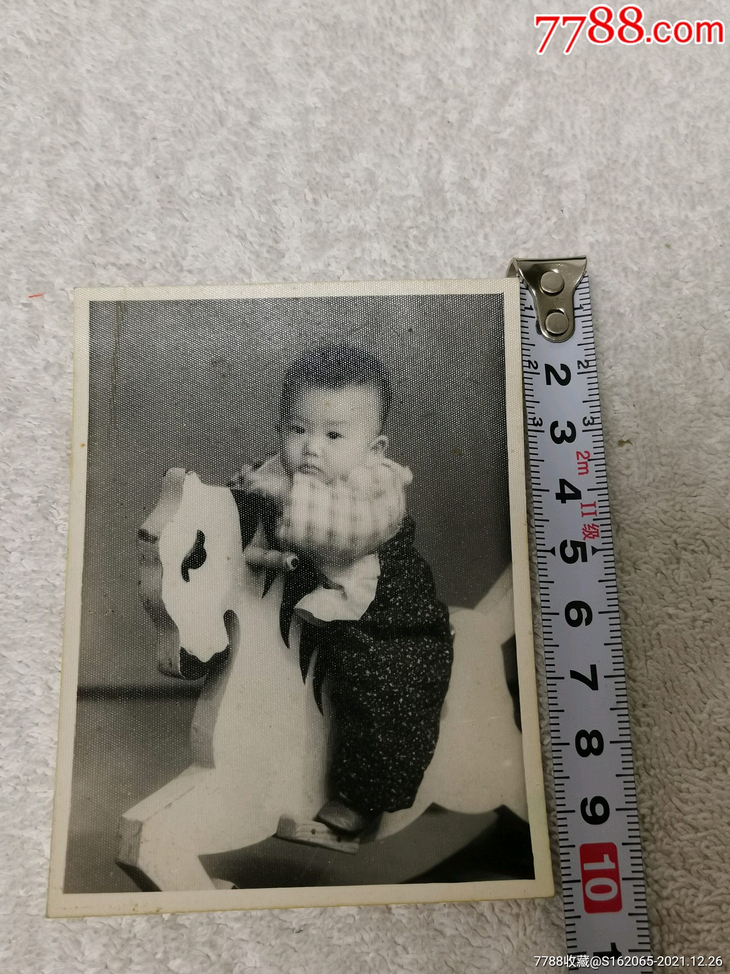 儿童骑木马留影-价格:11元-au28789056-老照片 -加价-7788收藏__收藏