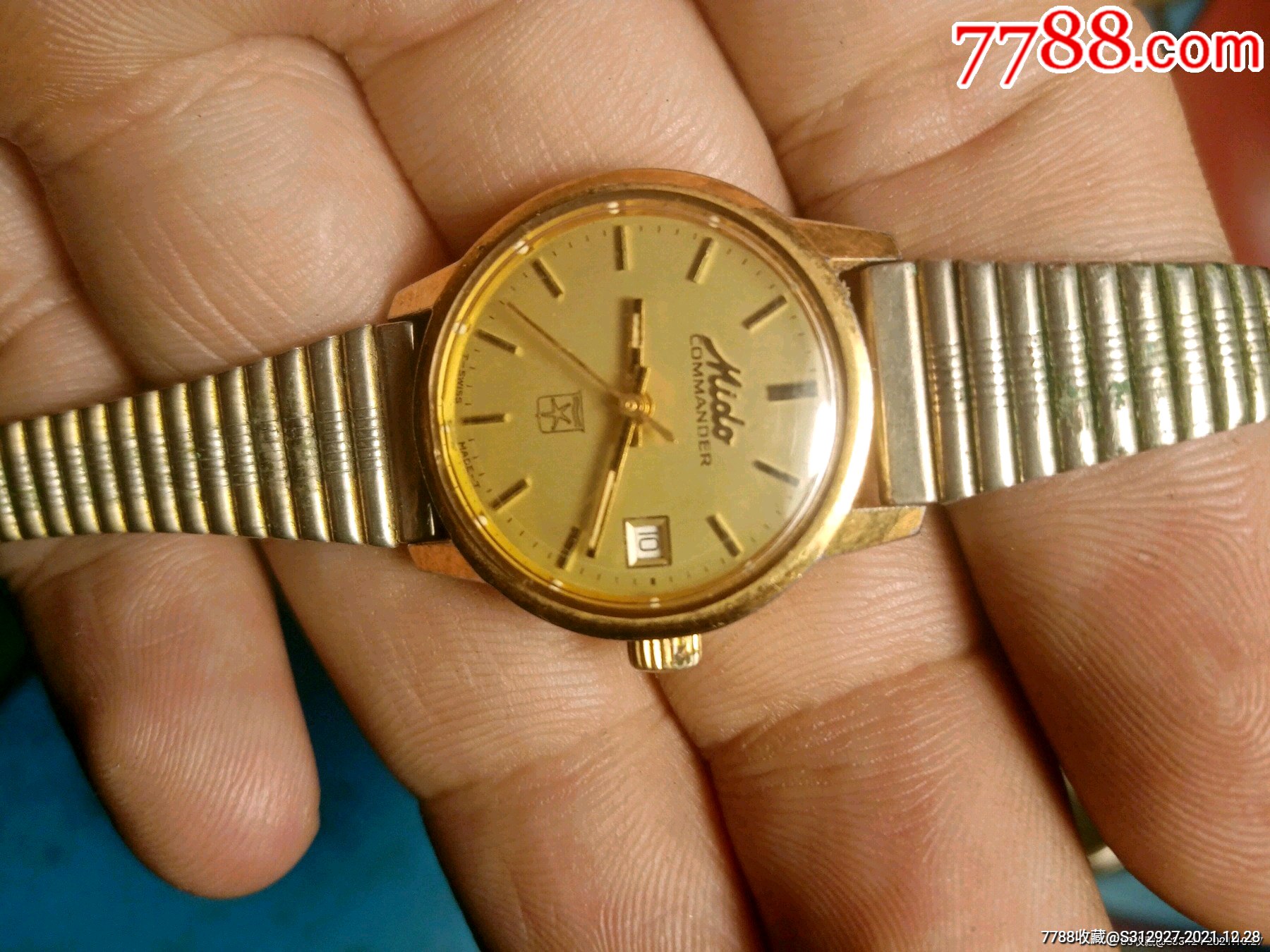 瑞士古董美度手表