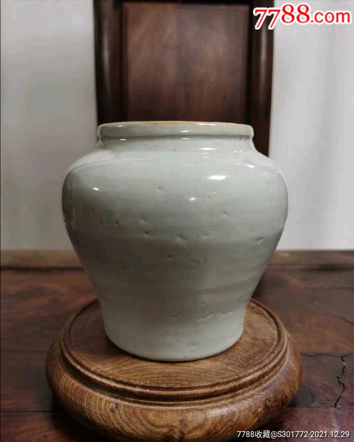 明成化至正德时期甜白釉将军罐