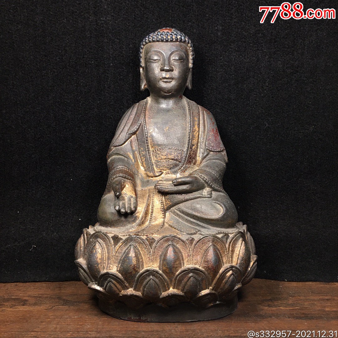 纯铜释迦牟尼佛像-价格:460元-au28833335-铜像/铜佛像 -加价-7788
