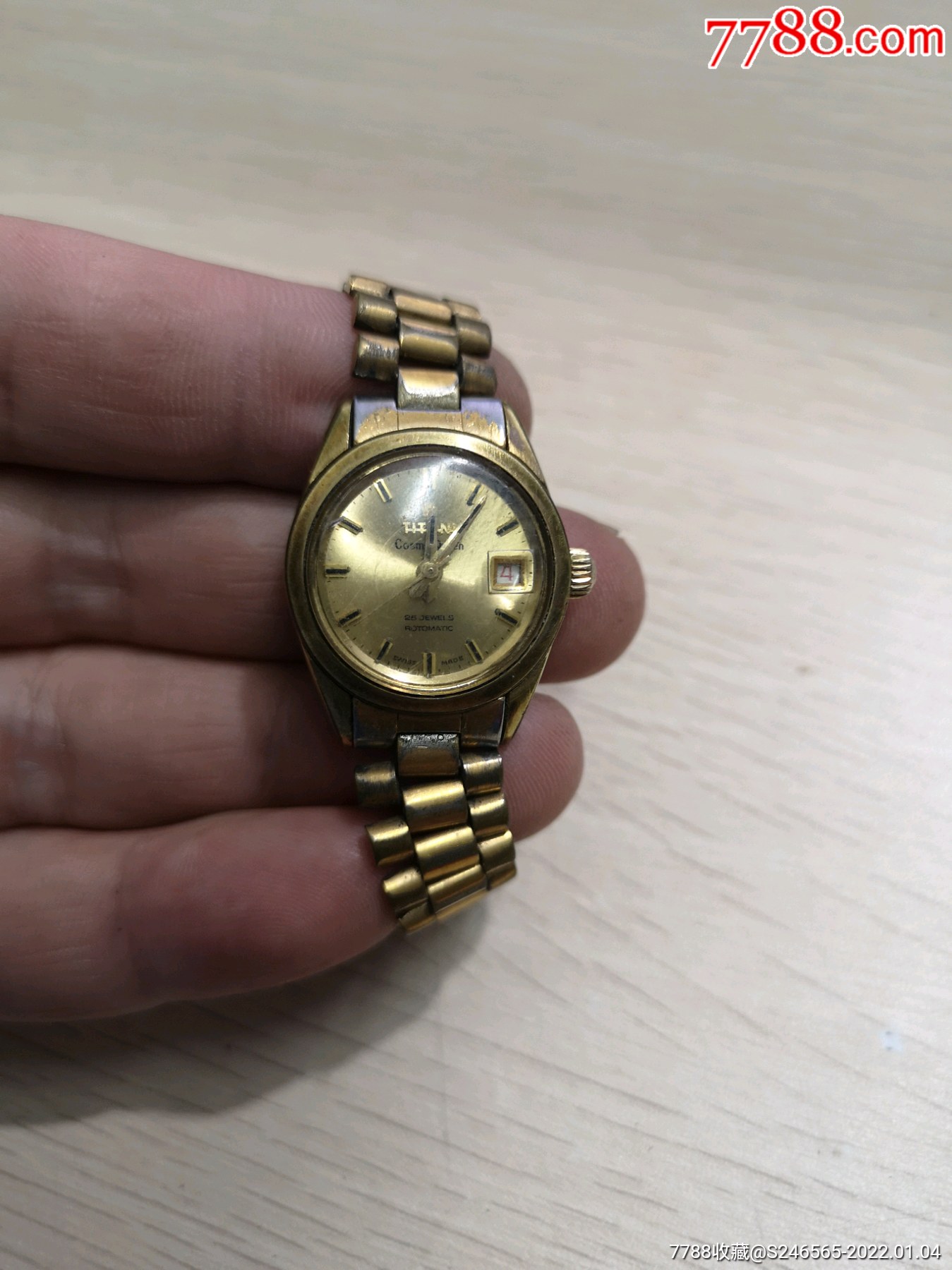 瑞士梅花牌女装自动手表