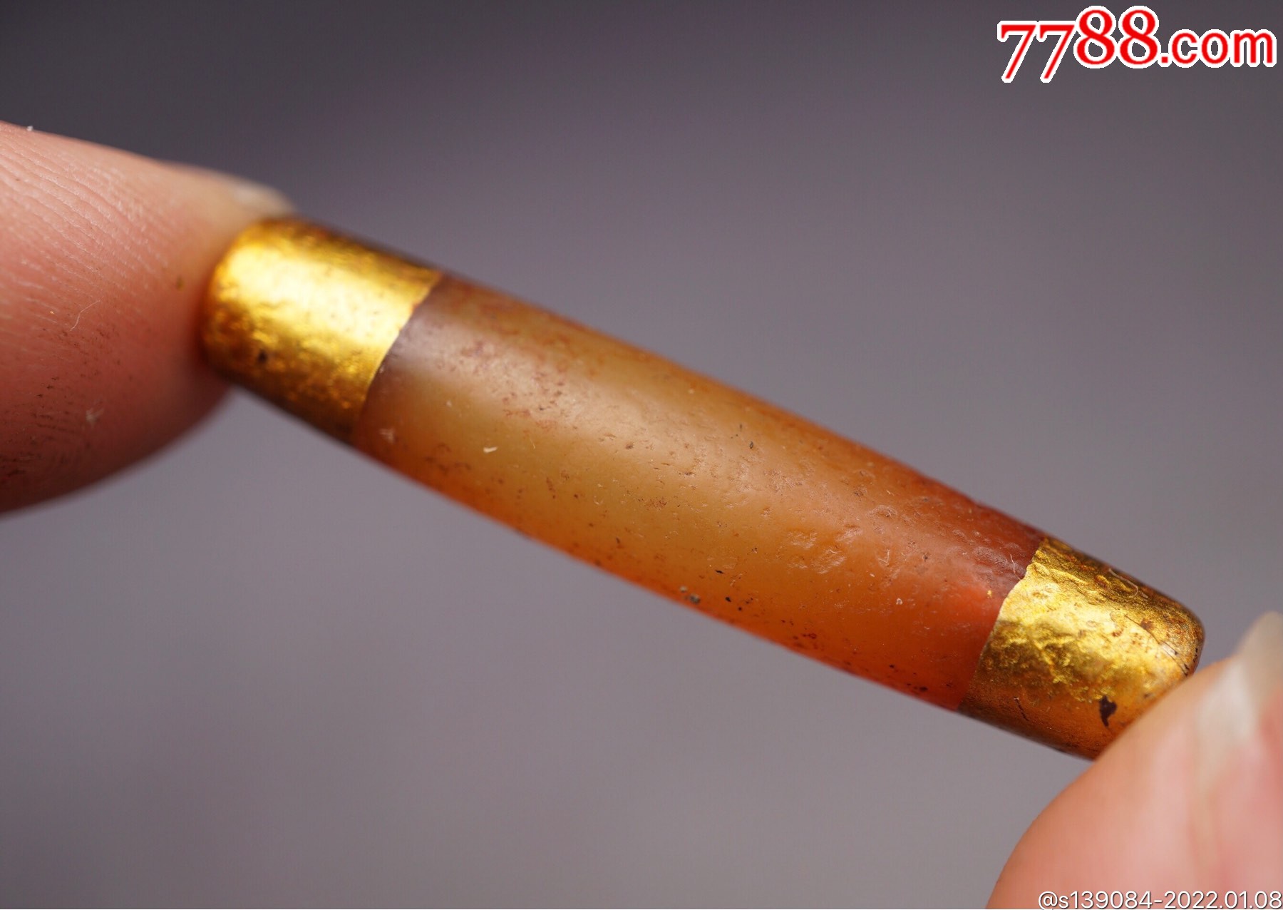 上百年西亚老玛瑙珠子包真