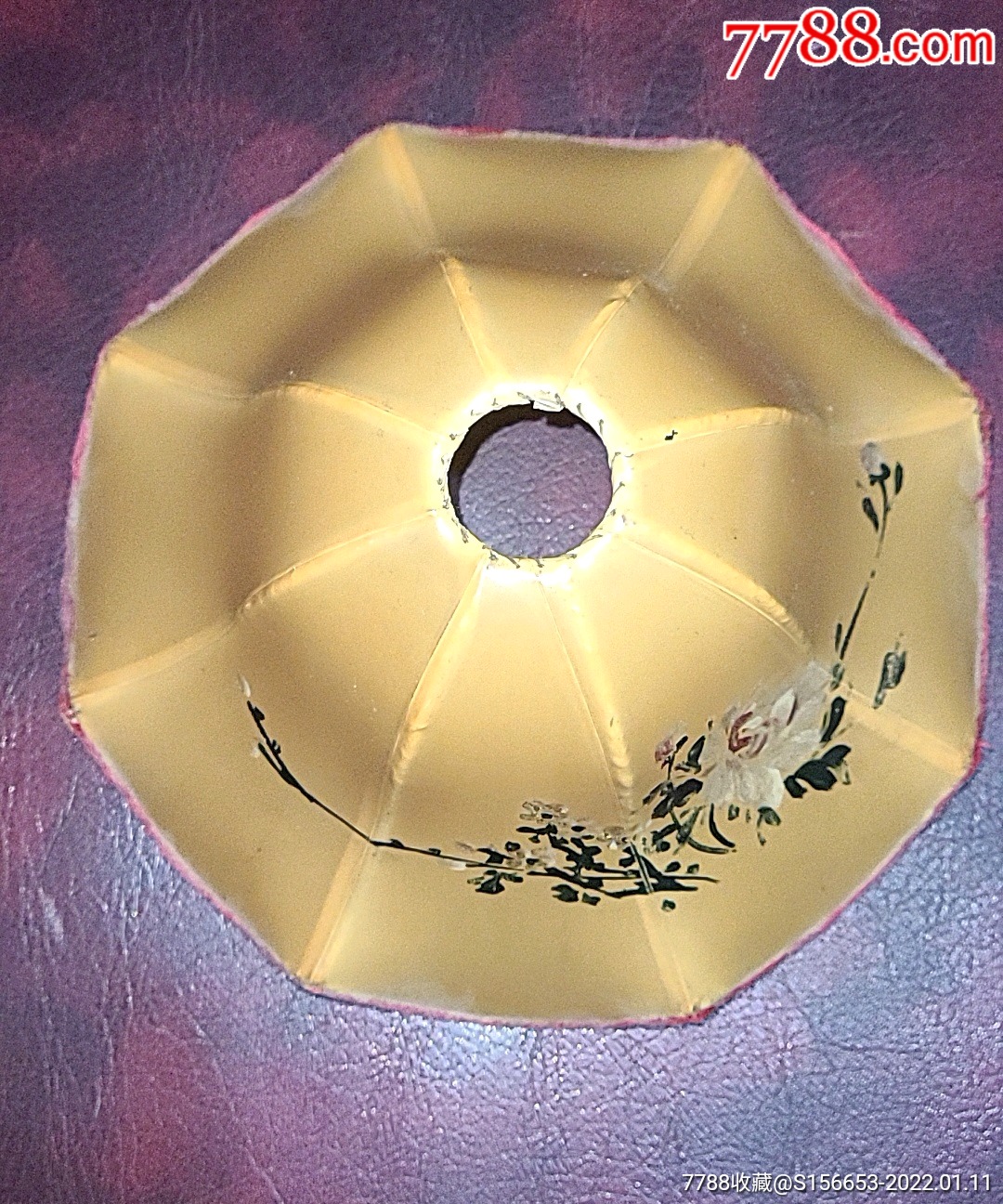 民国老羊皮灯罩