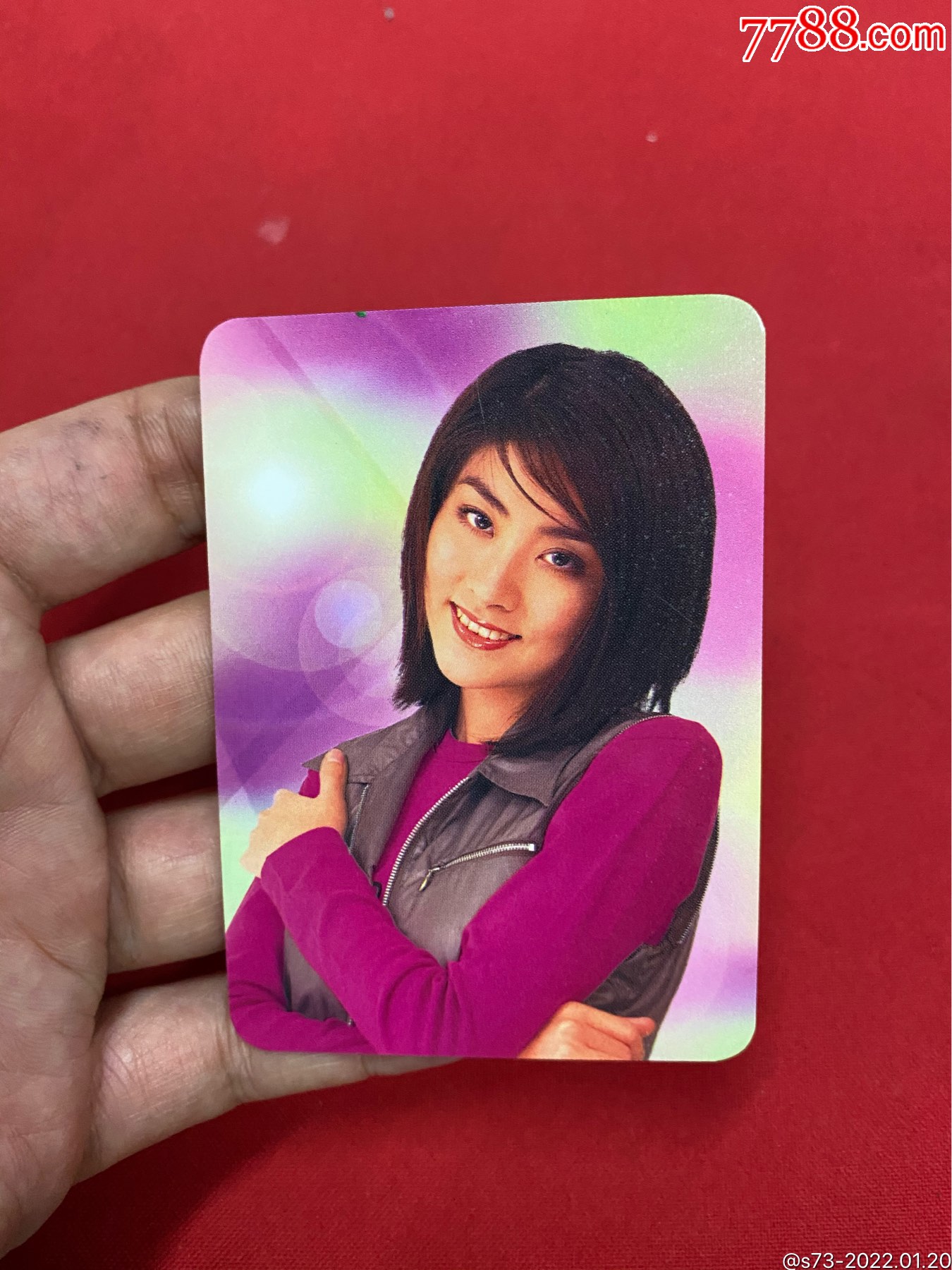 香港菜联行2000年年历卡陈慧琳