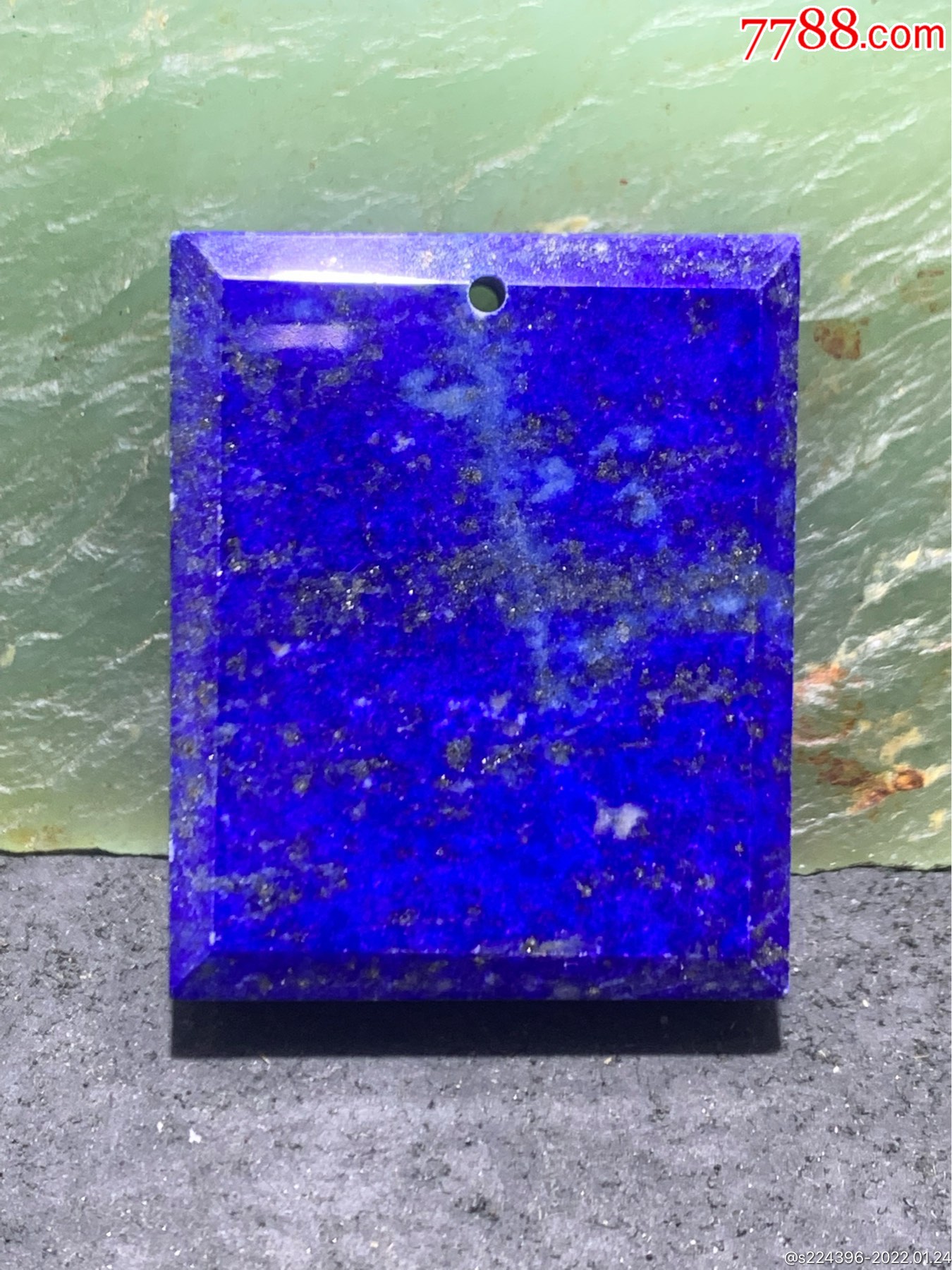 阿富汗老矿青金石牌子一块