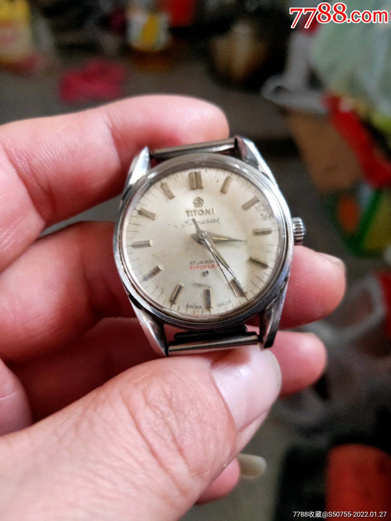 瑞士梅花手表2750机芯正常走时全部原装