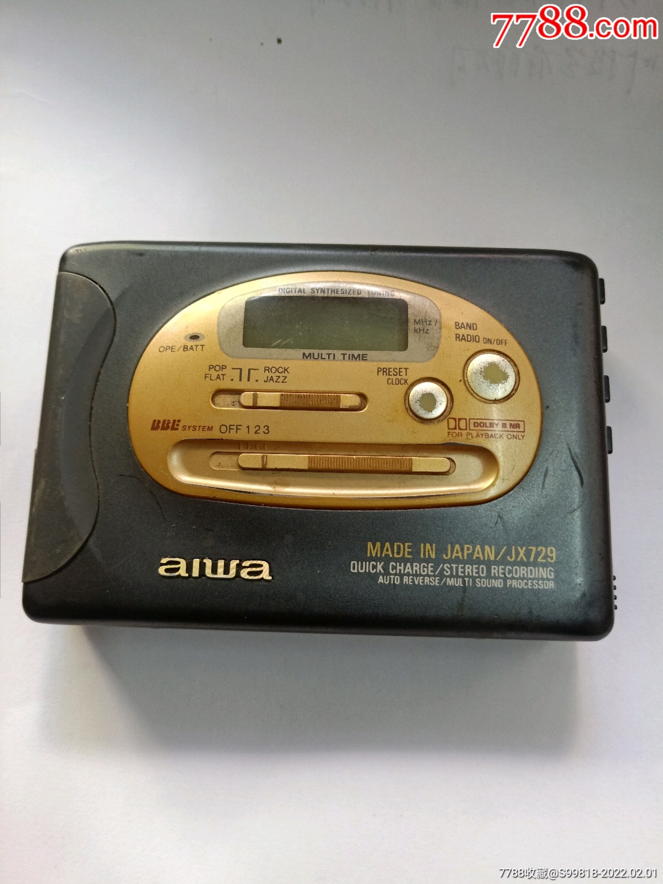 爱华jx729磁带随身听