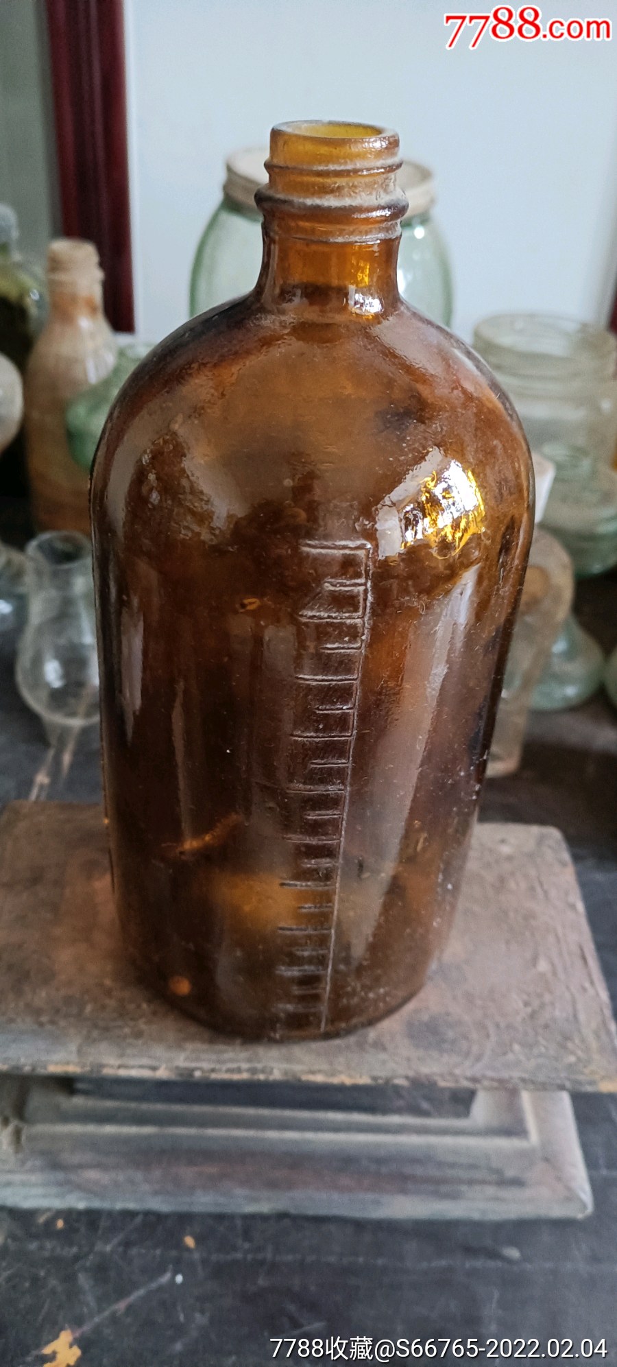 怀旧老茶色1000毫升大药瓶