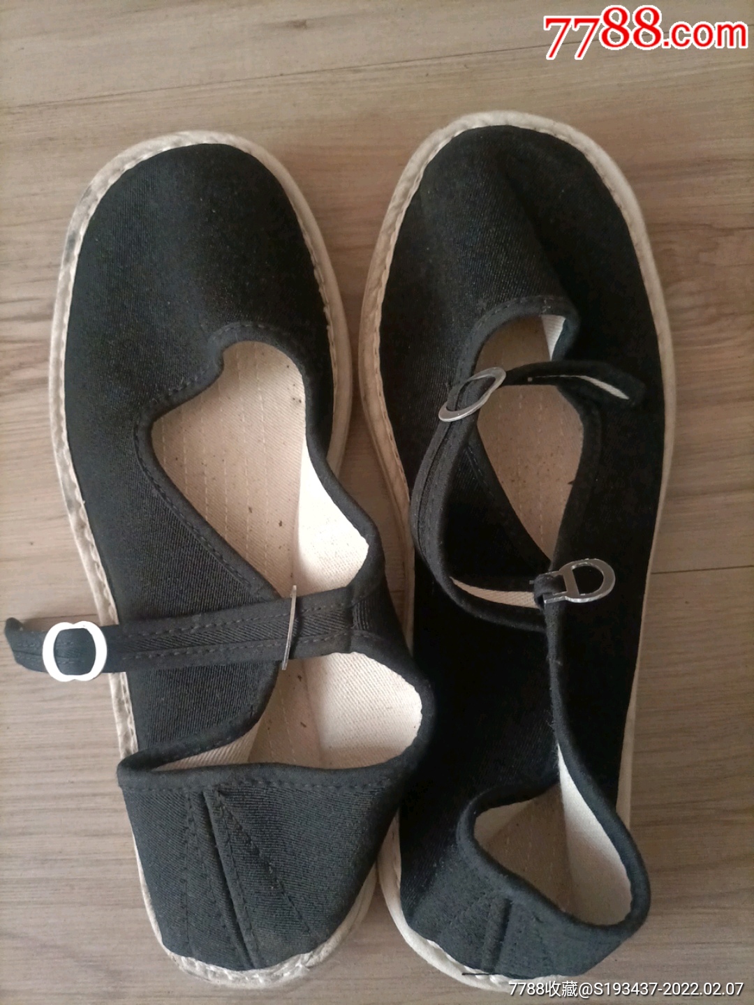 罕见全新千层底手工制作一带帆布鞋一双_价格80元【我心已悲】_第1张