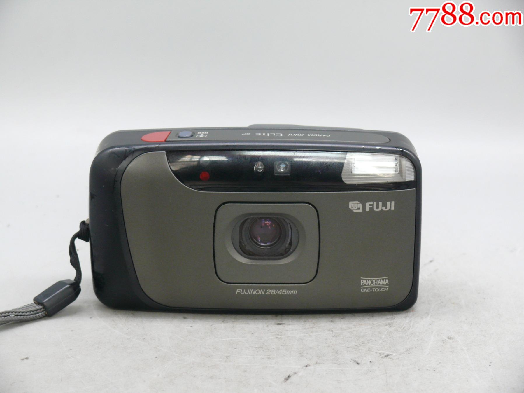富士eliteop袖珍自动旁轴相机日本本土制造带原包装盒手绳和相机布套