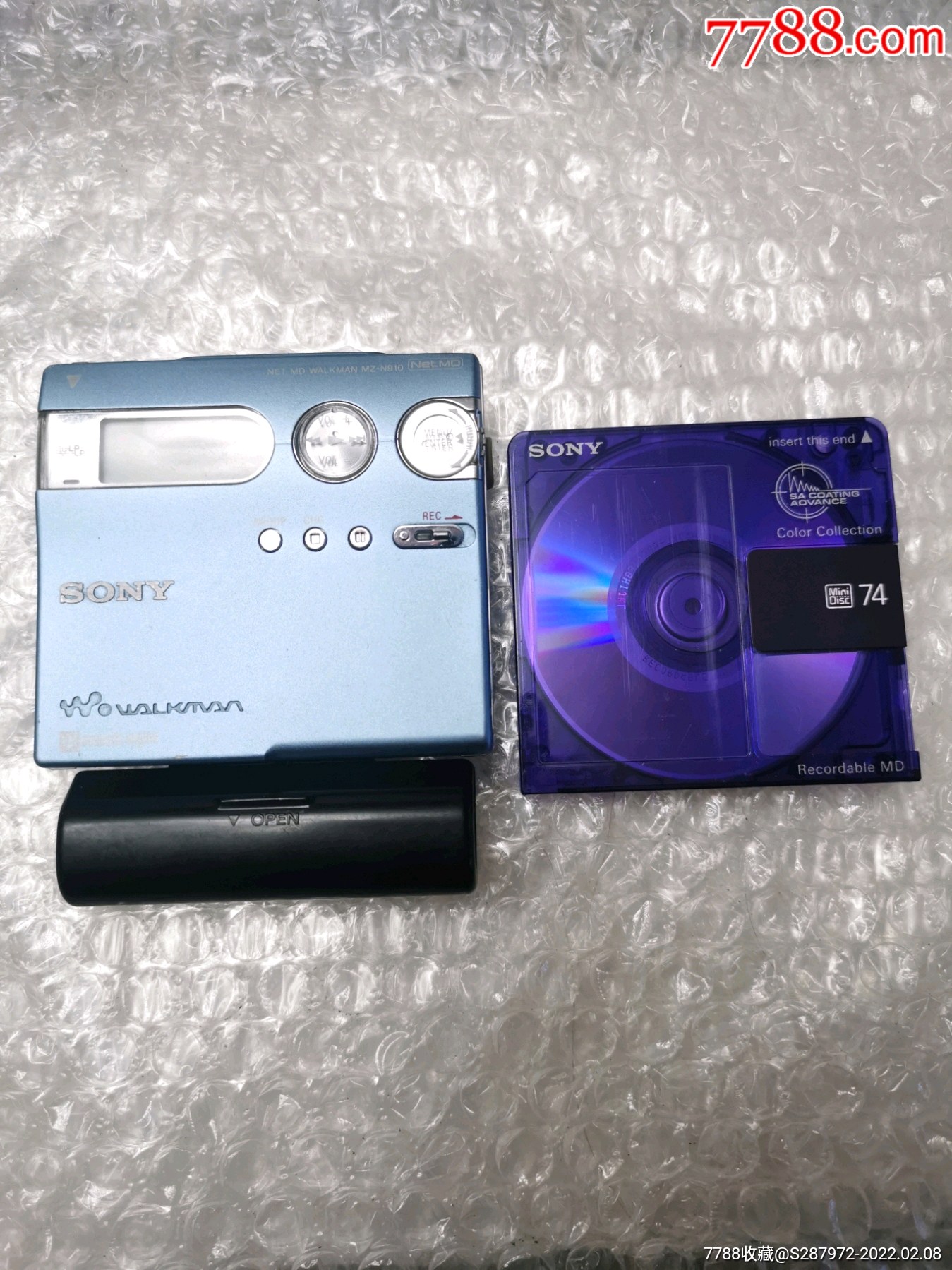 1757sony索尼mzn910随身听md机