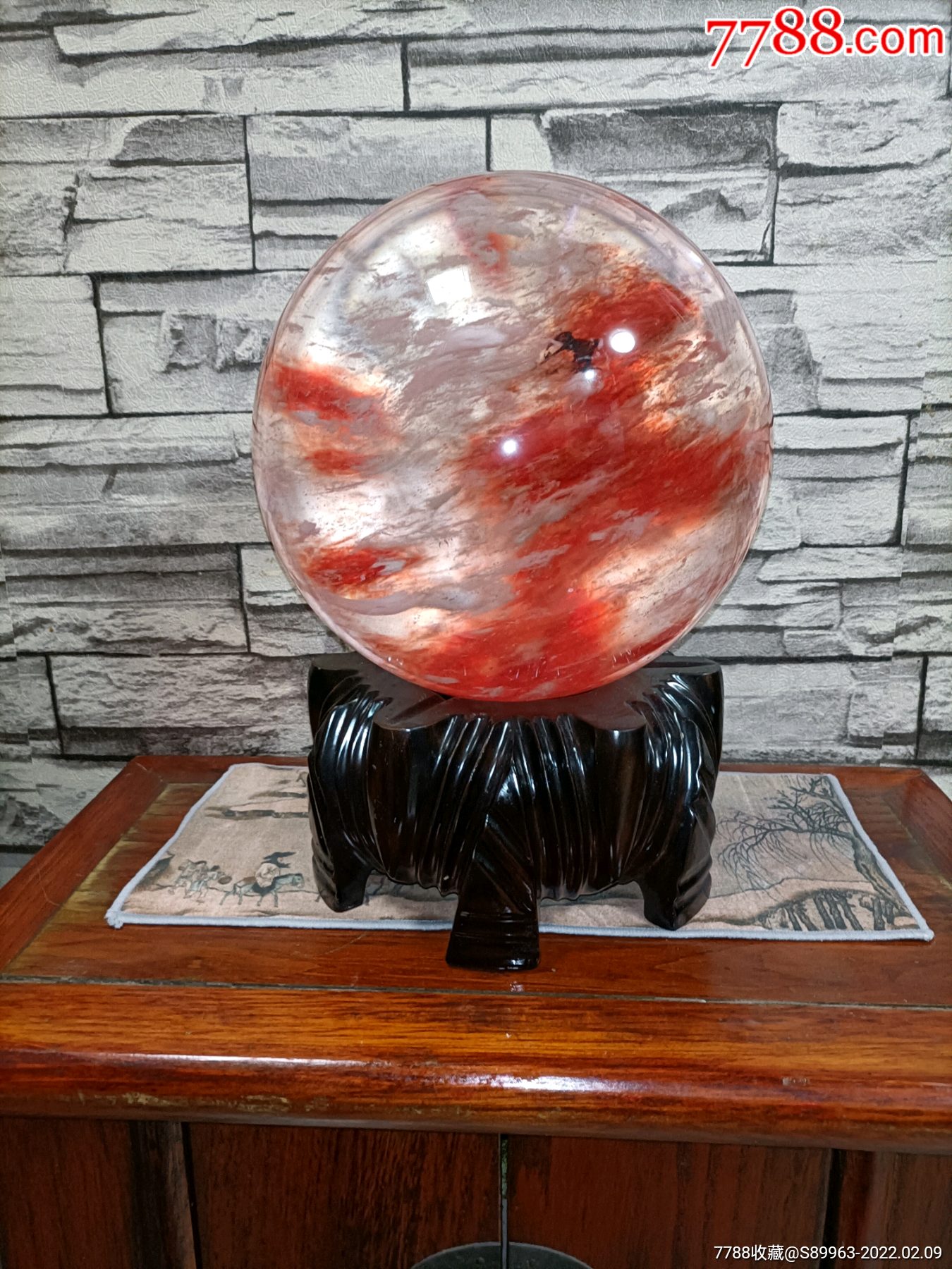 风水球水晶球摆件