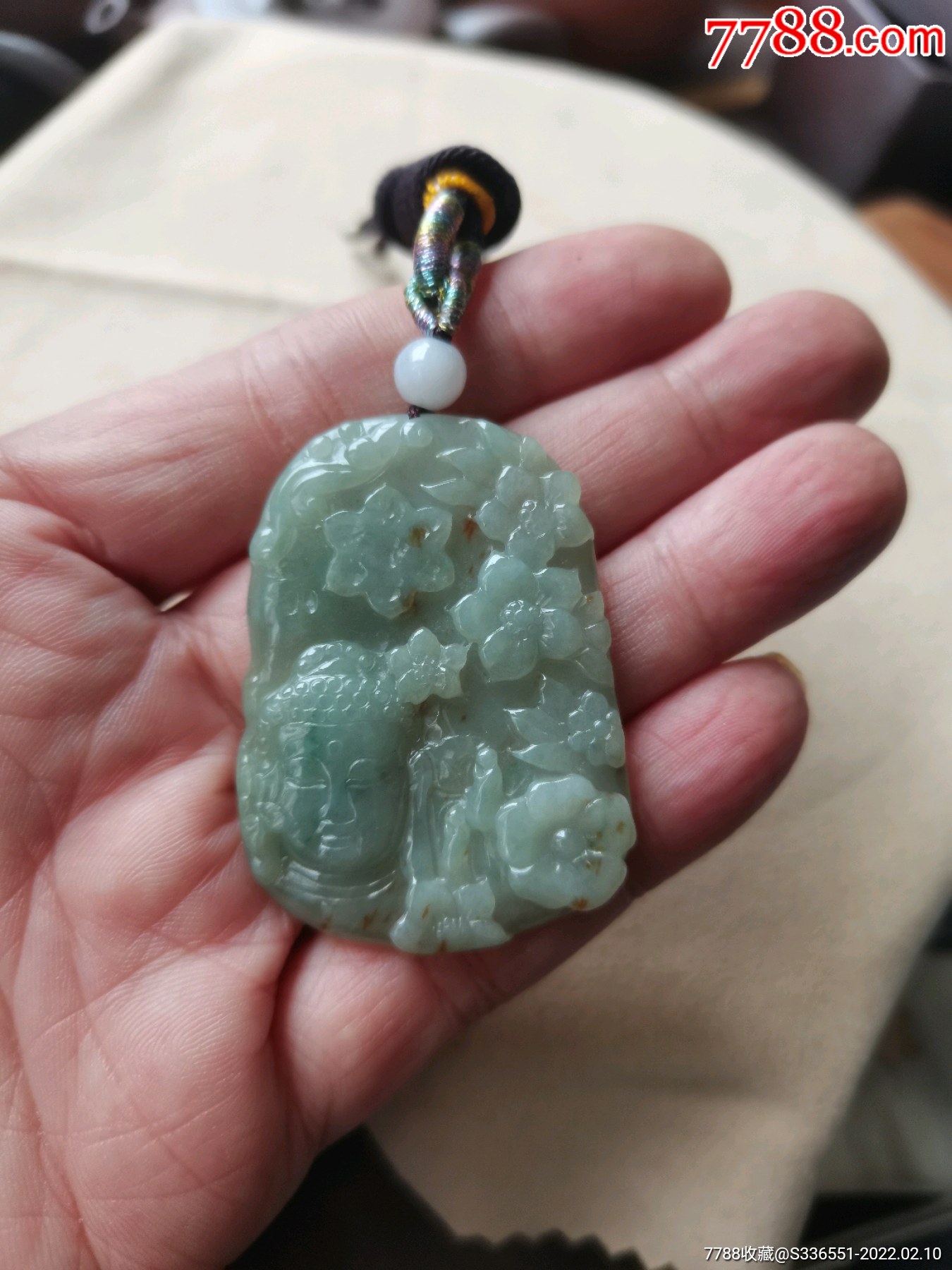 花开见佛缅绚天然翡翠a货