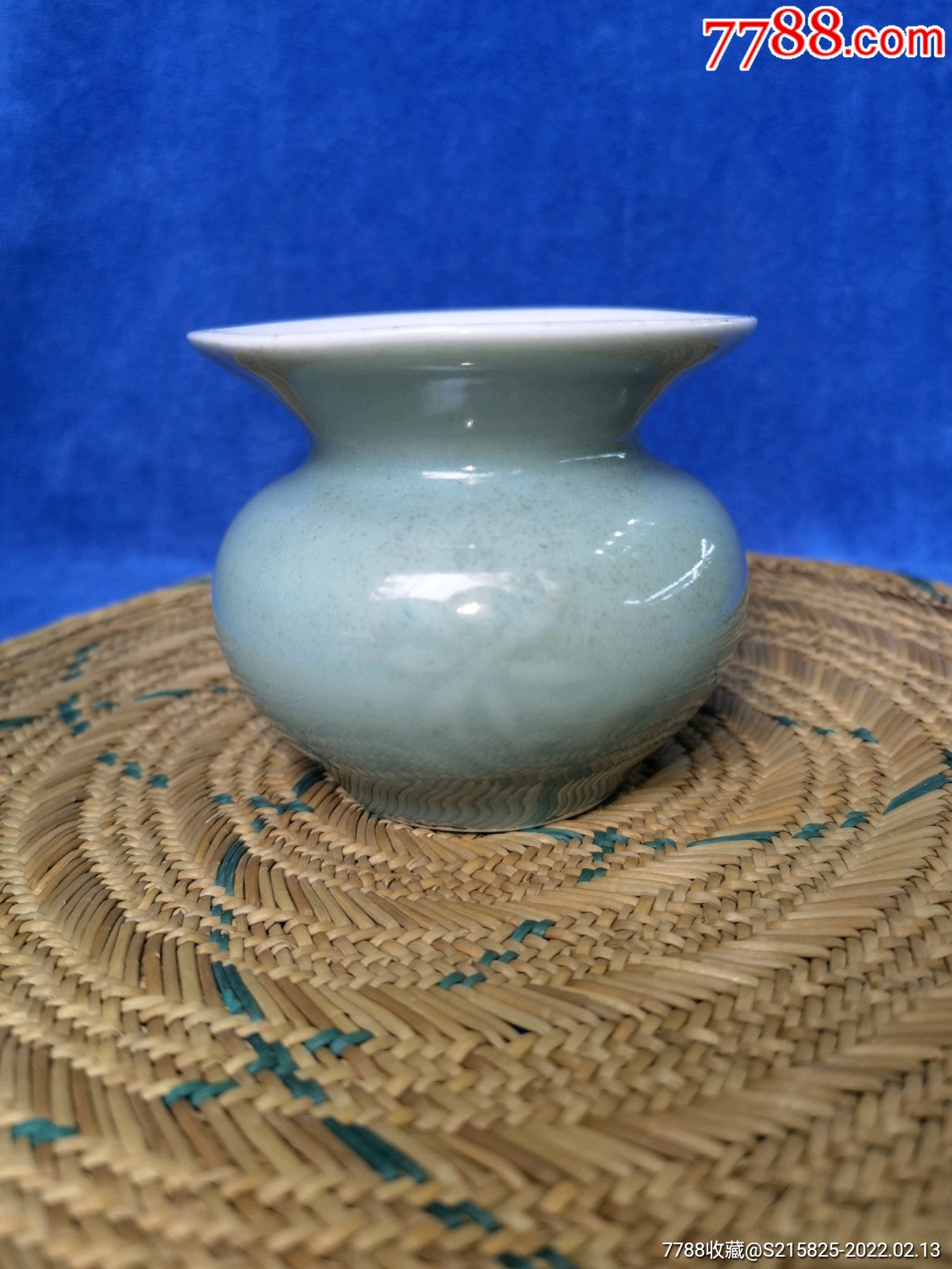 567中国制造款创汇龙泉青瓷水盂全品