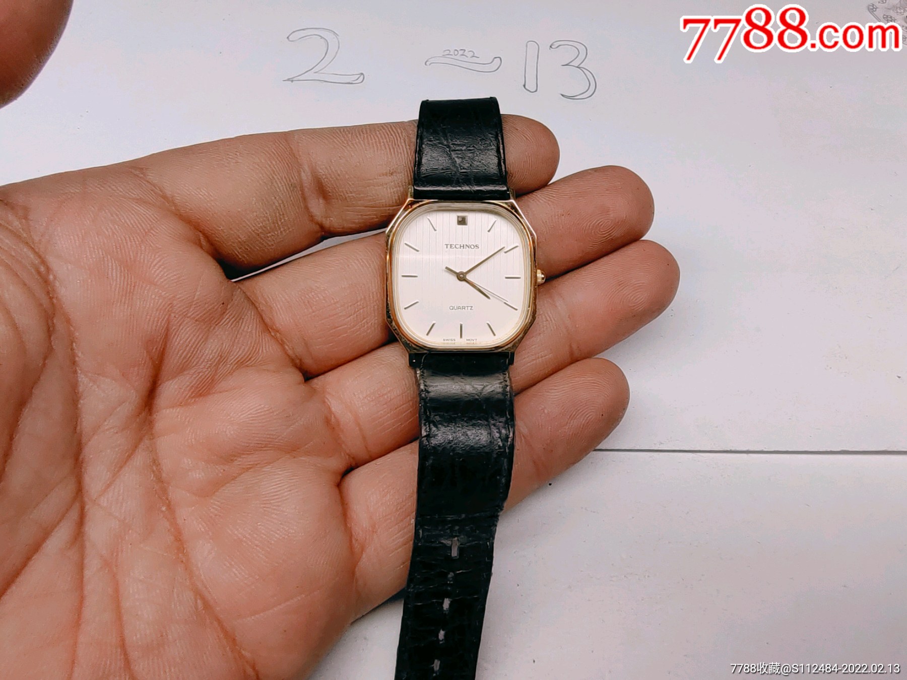 好品经典漂亮天克诺technos男士石英腕表