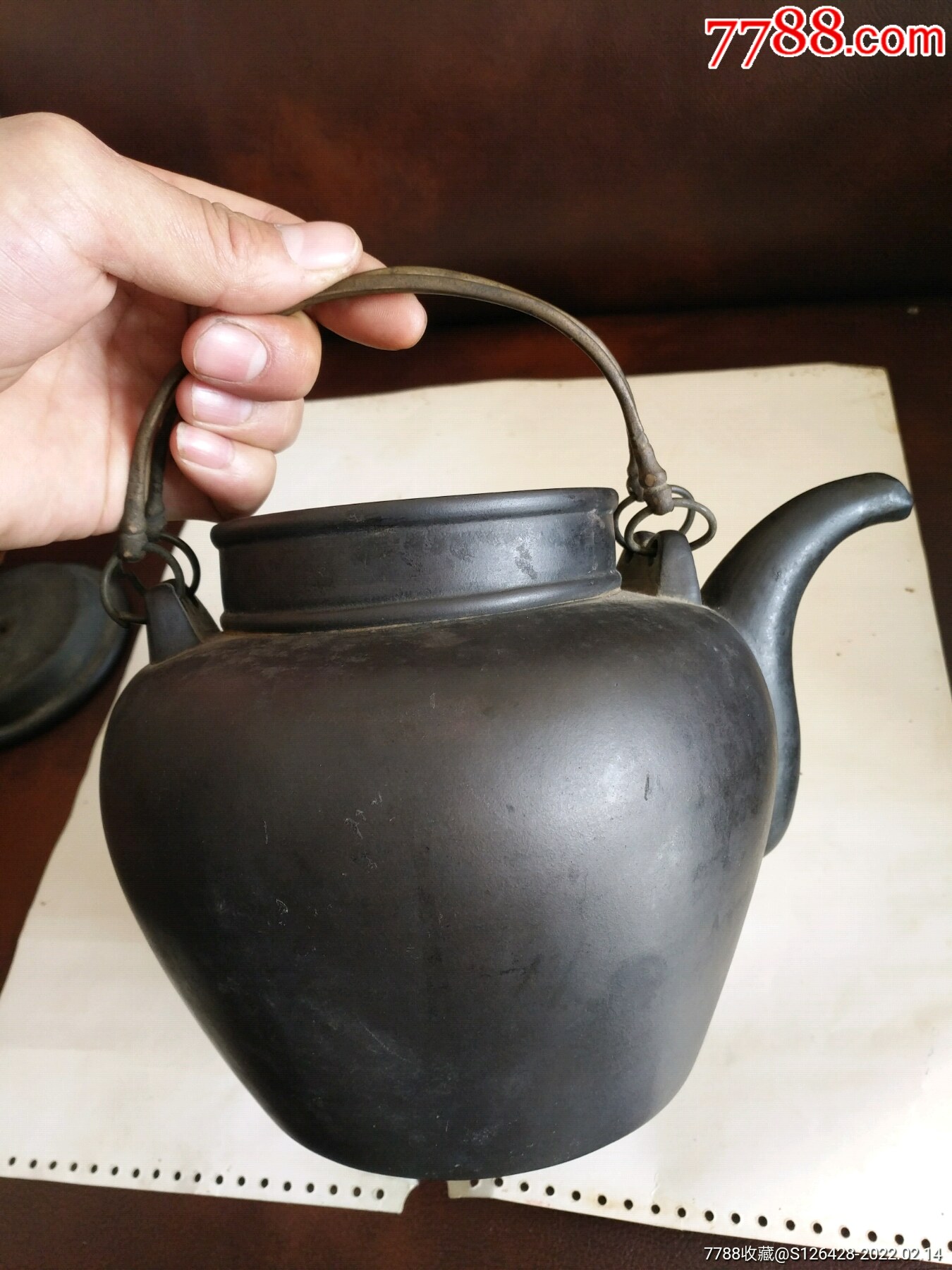 民国老黑砂壶-价格:350元-au29214116-紫砂壶 -加价-7788收藏__收藏
